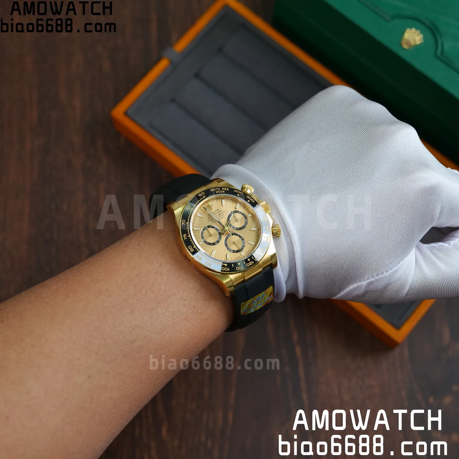 Rolex Daytona 126518 YG ARF 1:1 Best Edition YG Stick Dial on Oysterflex Strap DD4131 V2 (Weighted) 160g 79 c457725ef6d2e5c AMO Watch