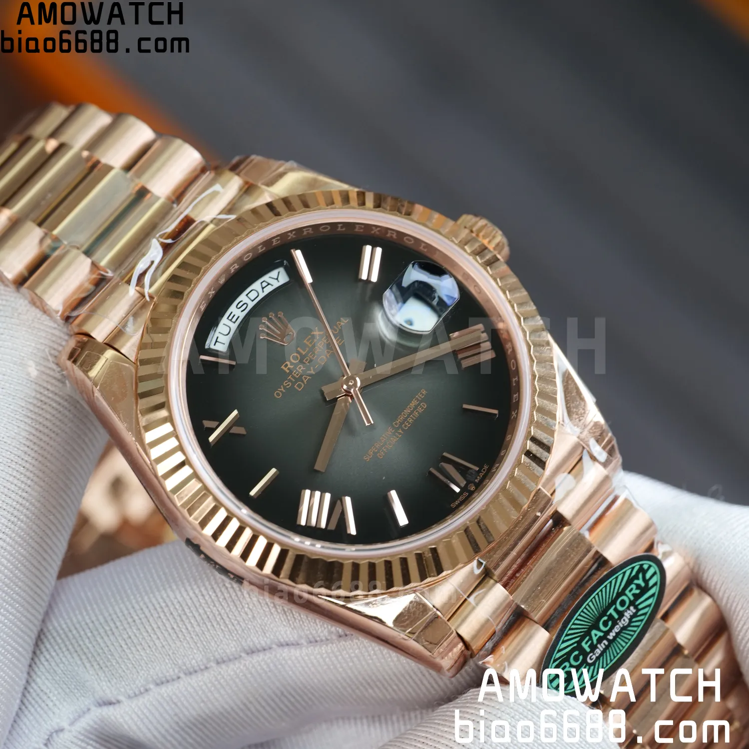 Rolex Day Date 40 RG 228236 RCF 1:1 Best Edition White Roman Dial on President Bracelet VR3255 (211g) 83 c4a466d70b19d03 AMO Watch