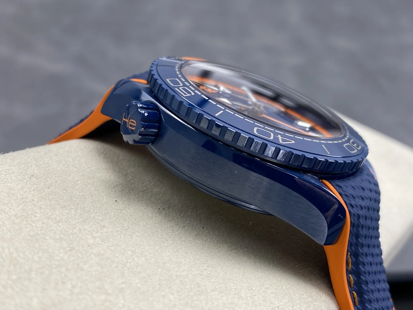 Planet Ocean 45.5mm Big Blue Real Ceramic VSF 1:1 Best Edition on Blue Rubber Strap A8906 Super Clone v4 36 c6dccdffa6e3103 AMO Watch