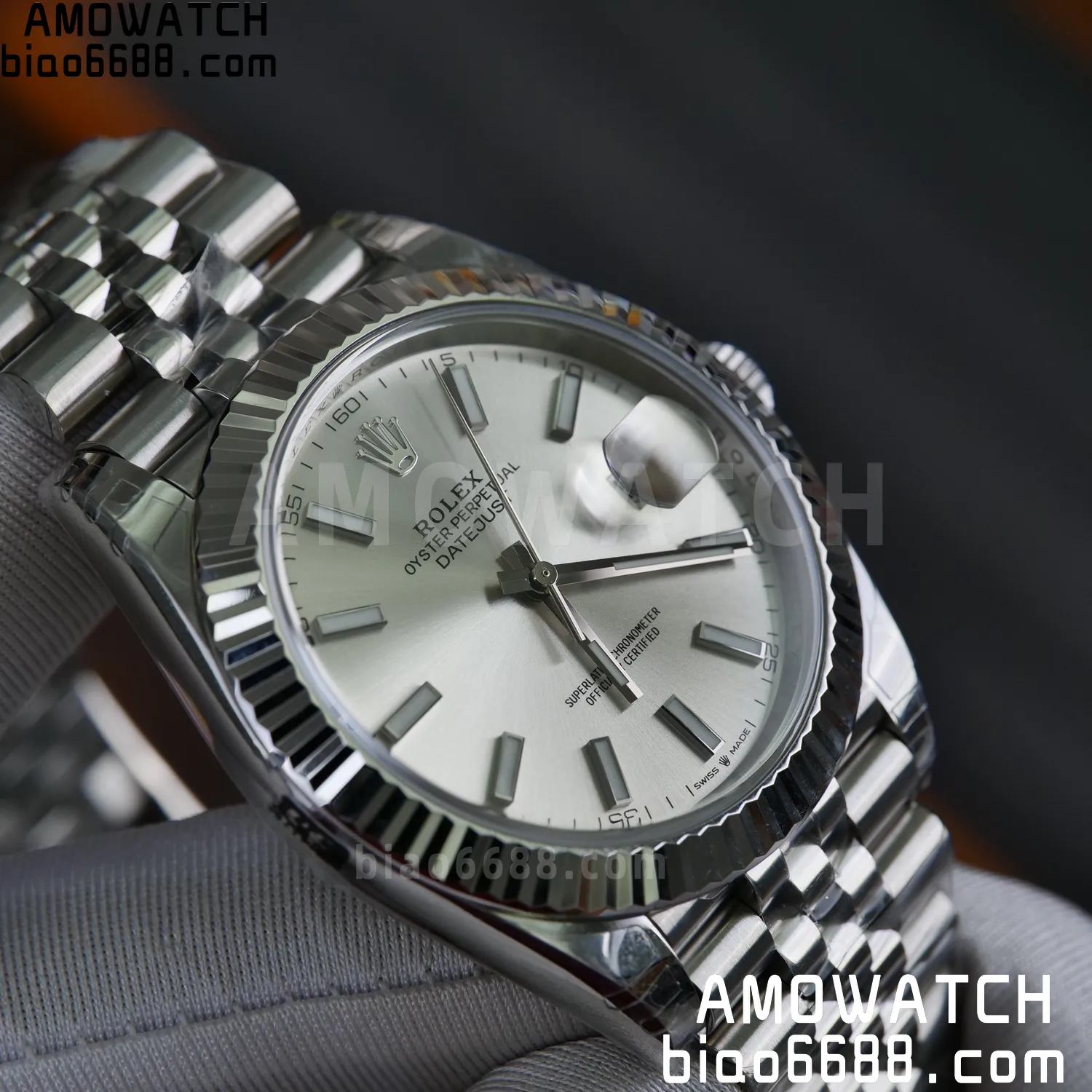 Rolex DateJust 41 126334 904L SS VSF 1:1 Best Edition Black Stick Dial on Jubilee Bracelet VS3235 V2 (133g) 82 ca8e1a20dacd1b0 AMO Watch