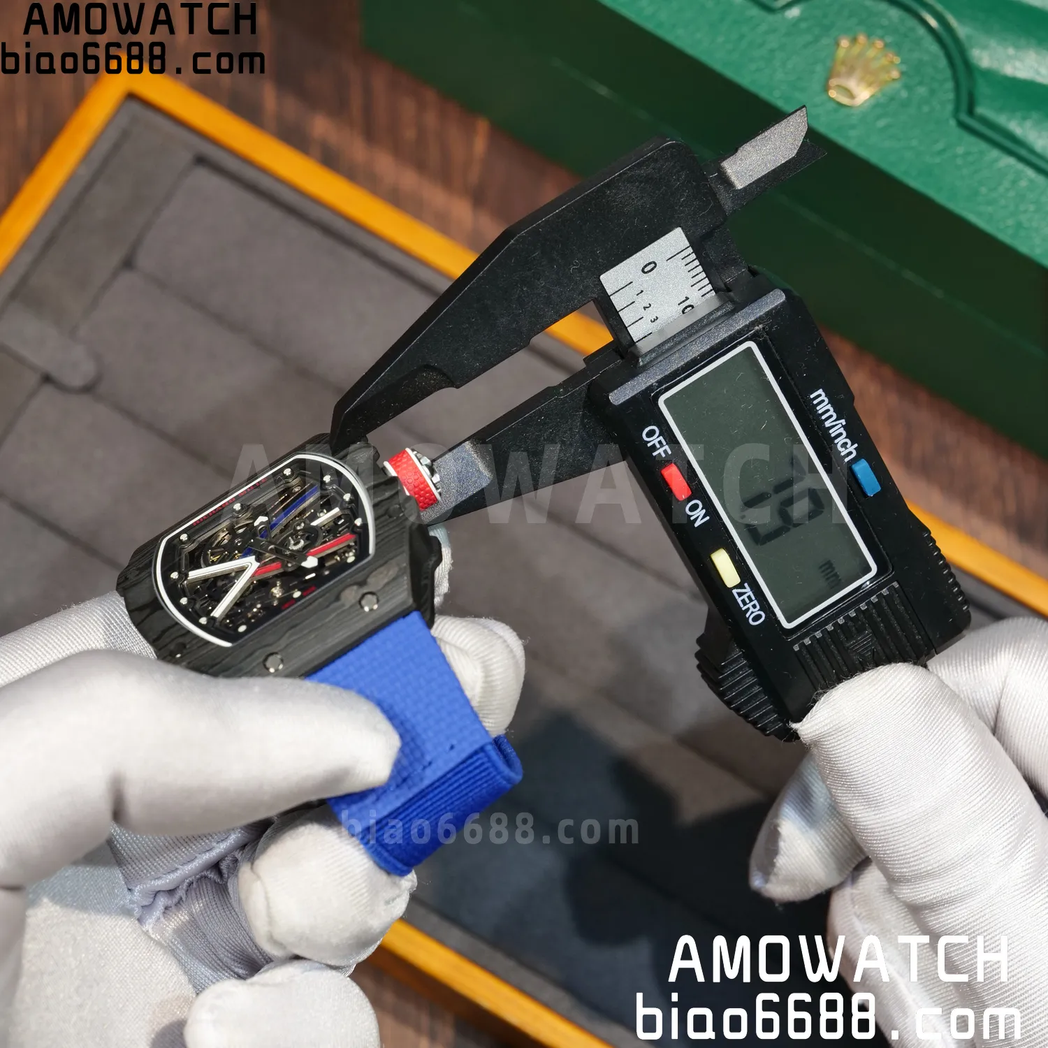 RICHARD MILLE RM67-02 Black NTPT Best Edition France Dial on Blue Nylon strap CRMA7 Clone V9 76 cc381ae052bd91d 阿默表行AmoWatch