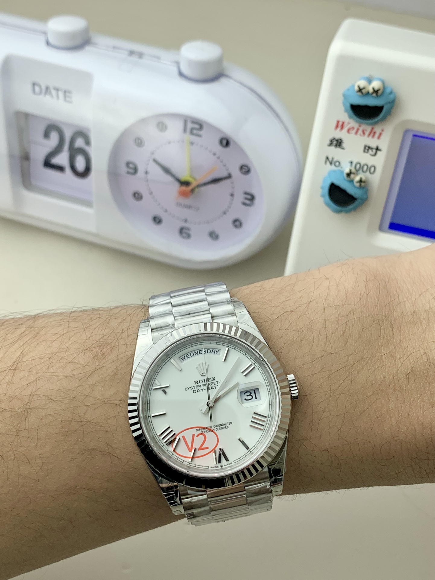 Rolex DayDate 40 228239 VSF 1:1 Best Edition White Roman Dial on President Bracelet VS3255 V2 16 cc404a1e3dcf43e AMO Watch