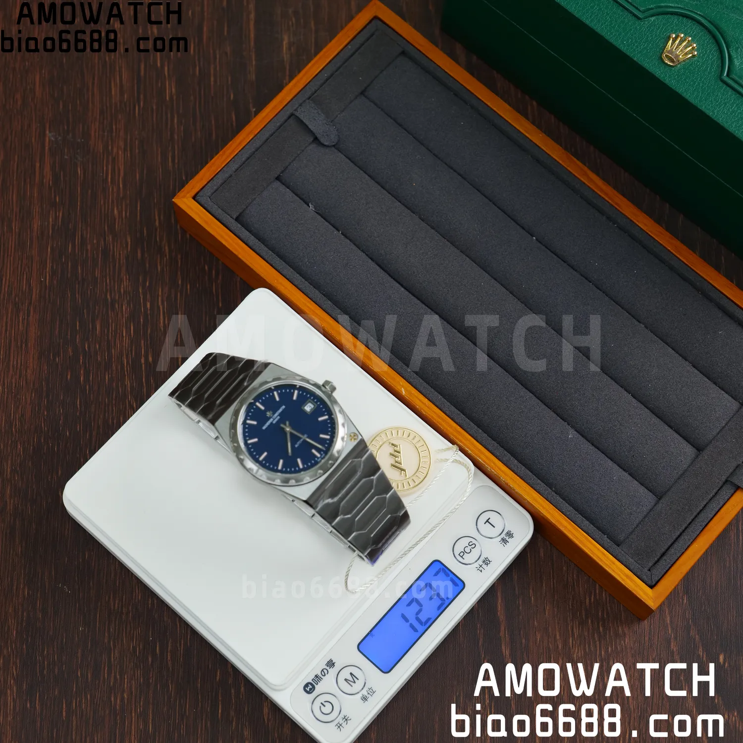 VC Historiques 4200H/222 SS PPF 1:1 Best Edition Blue Dial on SS Bracelet A2455 73 cd61675d95c660b AMO Watch