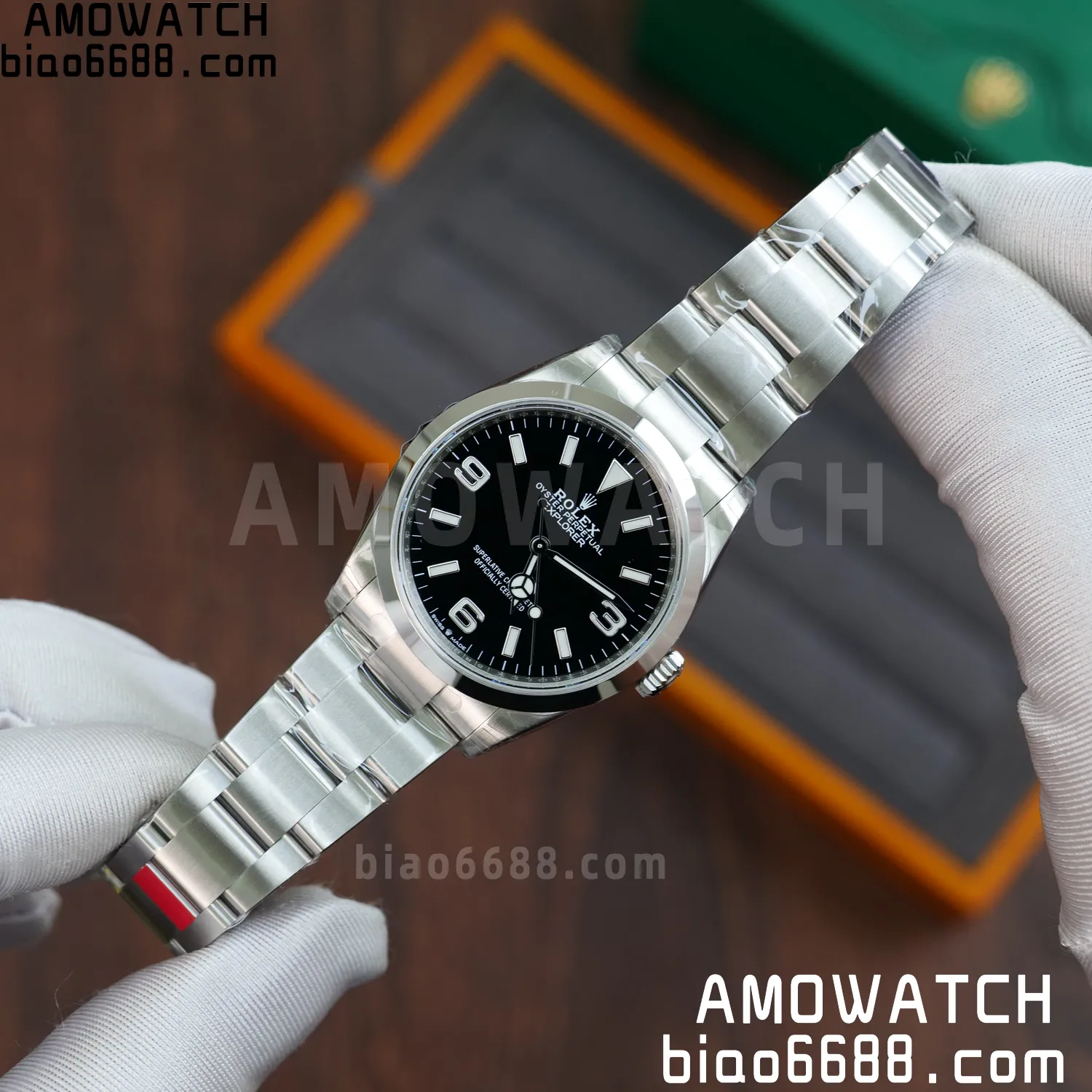 Rolex Explorer 36 124270 904L Steel VSF 1:1 Best Edition on SS Bracelet VS3230 68 d0b5ffd2c20edd7 AMO Watch