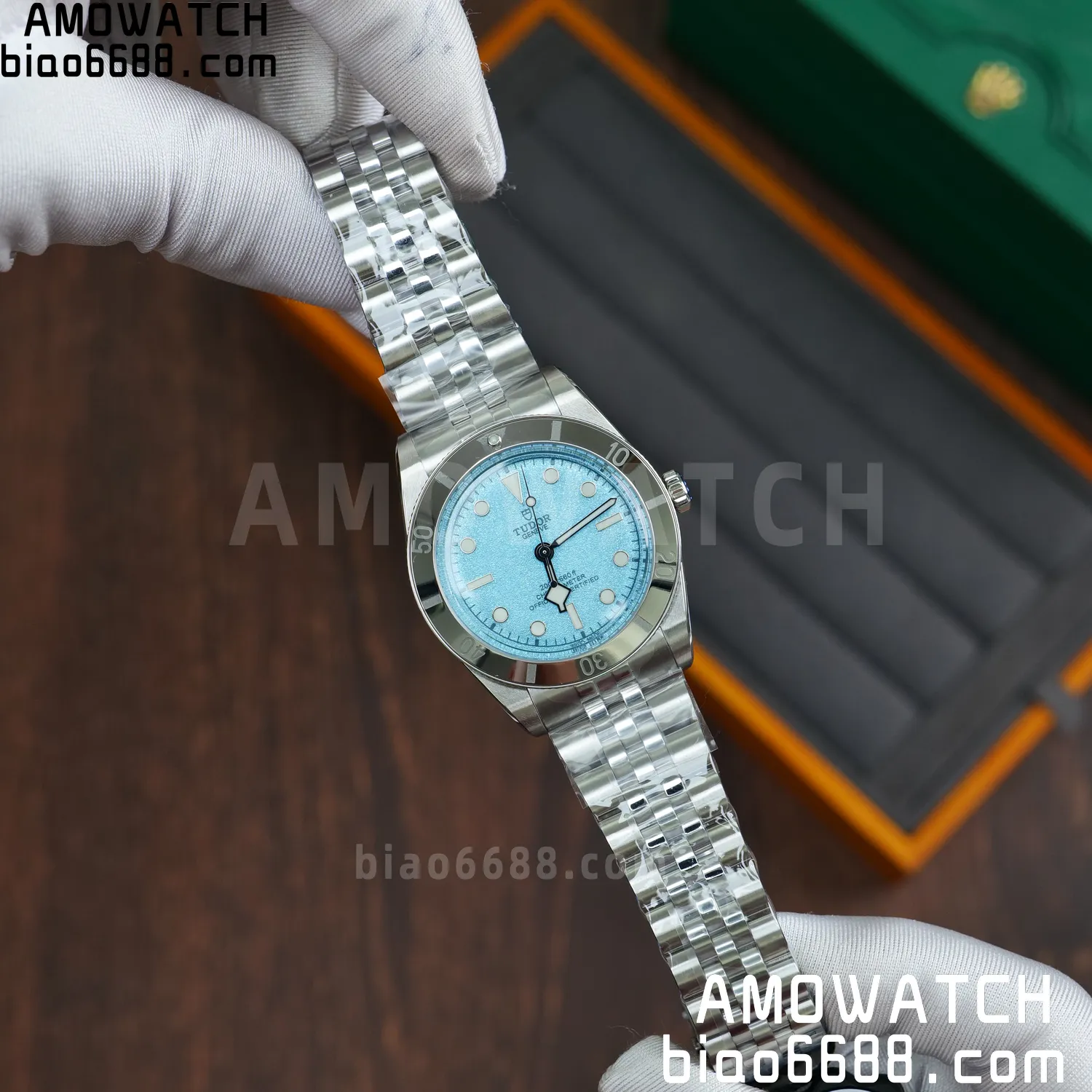 Heritage Black Bay 37mm SS ZF 1:1 Best Edition Tiffany Blue Dial on SS Bracelet A2824 56 d3672bdba39b708 AMO Watch