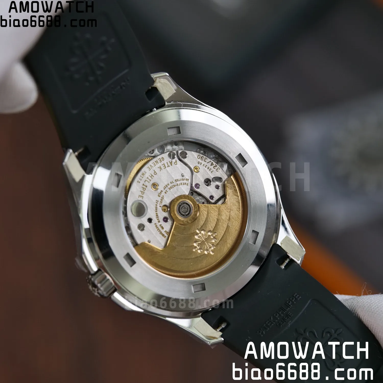 Custom Made PP Aquanaut 5167A ,Modified content :SW factory Gray Dial、 pointer、DEEP Crystal 79 d4421ea4f89d7ea AMO Watch