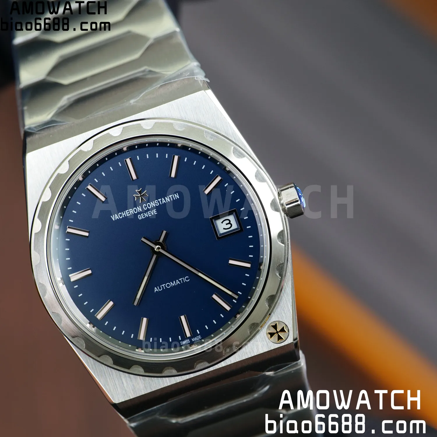 VC Historiques 4200H/222 SS PPF 1:1 Best Edition Blue Dial on SS Bracelet A2455 91 d551941f8e34513 AMO Watch