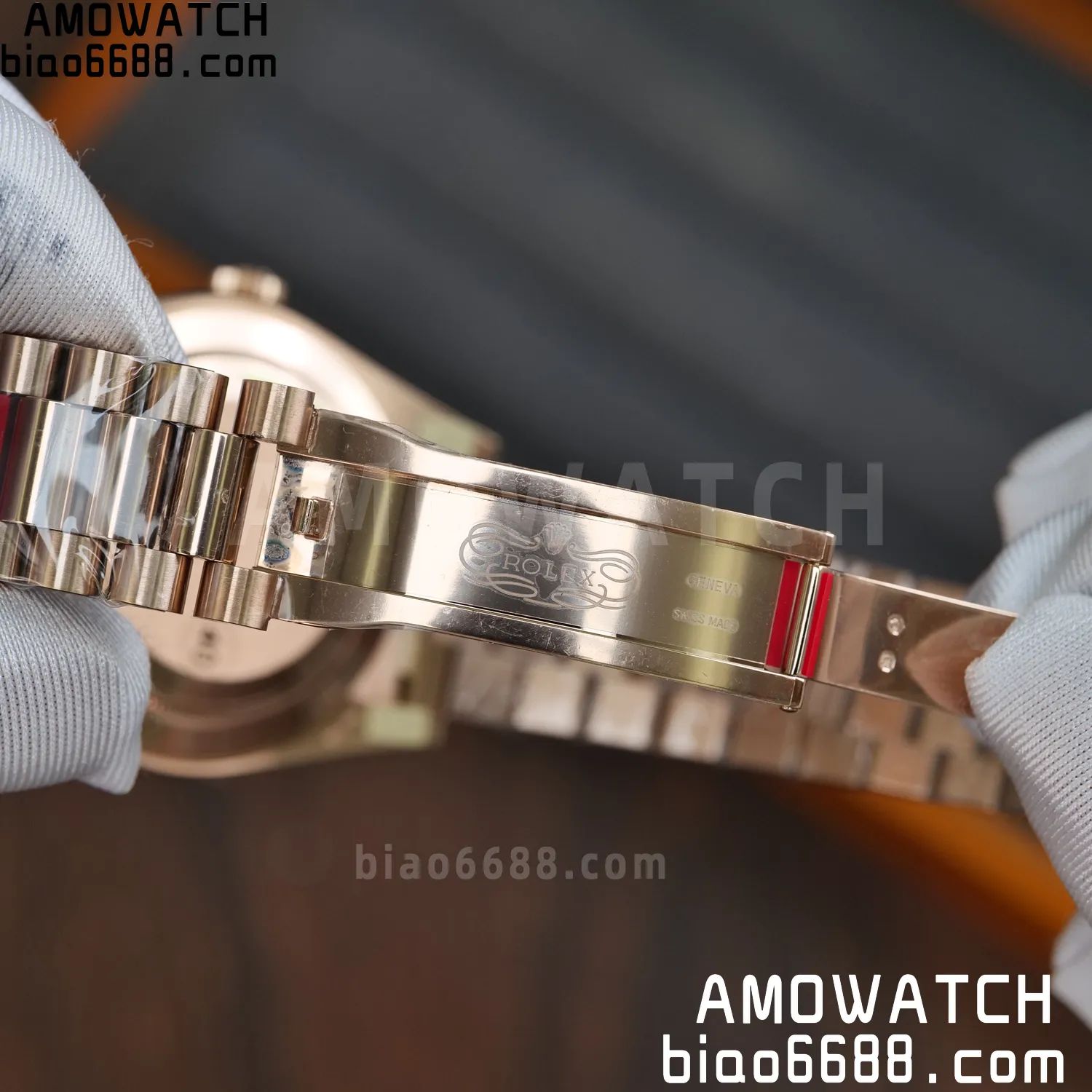 Rolex DayDate 228235 RG 40mm VSF 1:1 Best Edition Green Roman Dial Fluted Bezel 3255 81 d65cb9789b1c7d3 阿默表行AmoWatch