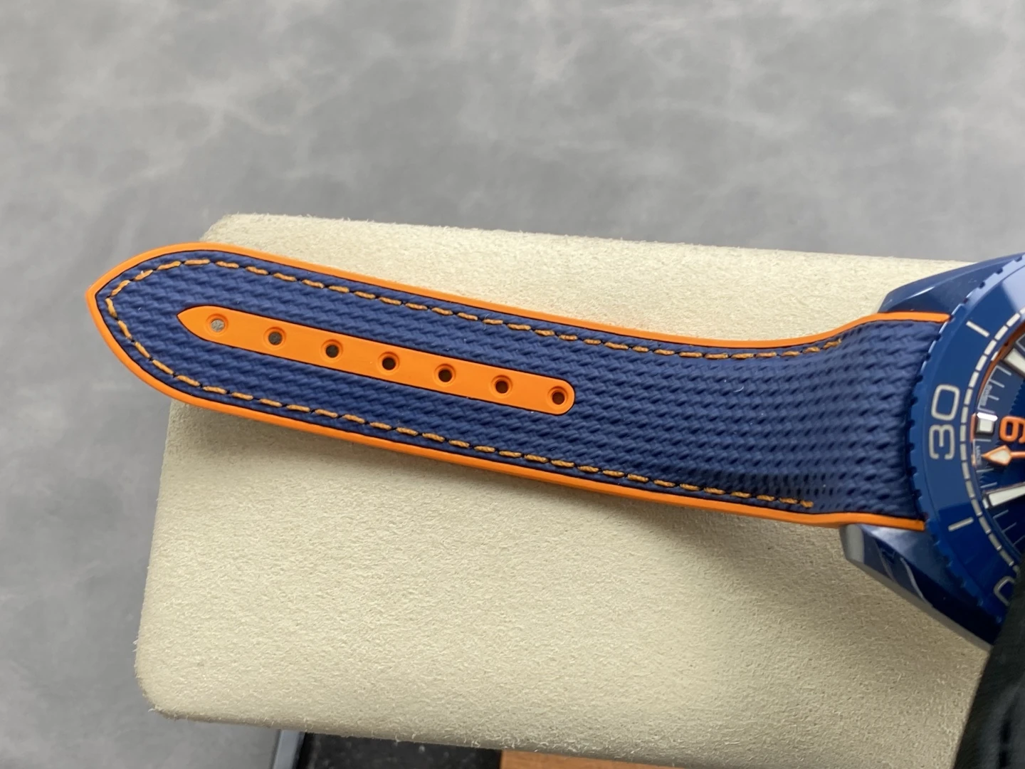 Planet Ocean 45.5mm Big Blue Real Ceramic VSF 1:1 Best Edition on Blue Rubber Strap A8906 Super Clone v4 39 d677bc99af18bb8 AMO Watch