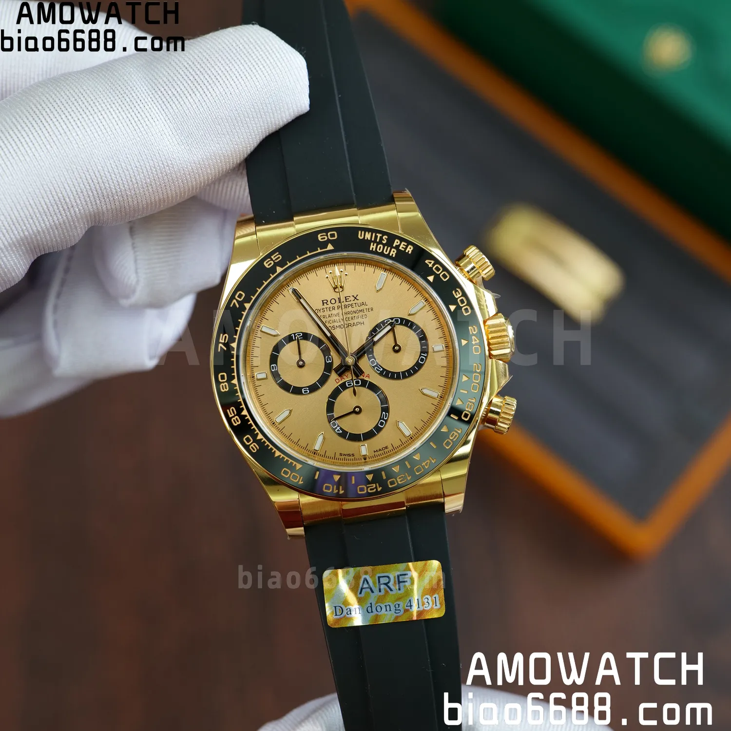 Rolex Daytona 126518 YG ARF 1:1 Best Edition YG Stick Dial on Oysterflex Strap DD4131 V2 (Weighted) 160g 60 d80a59b55e88ec3 AMO Watch