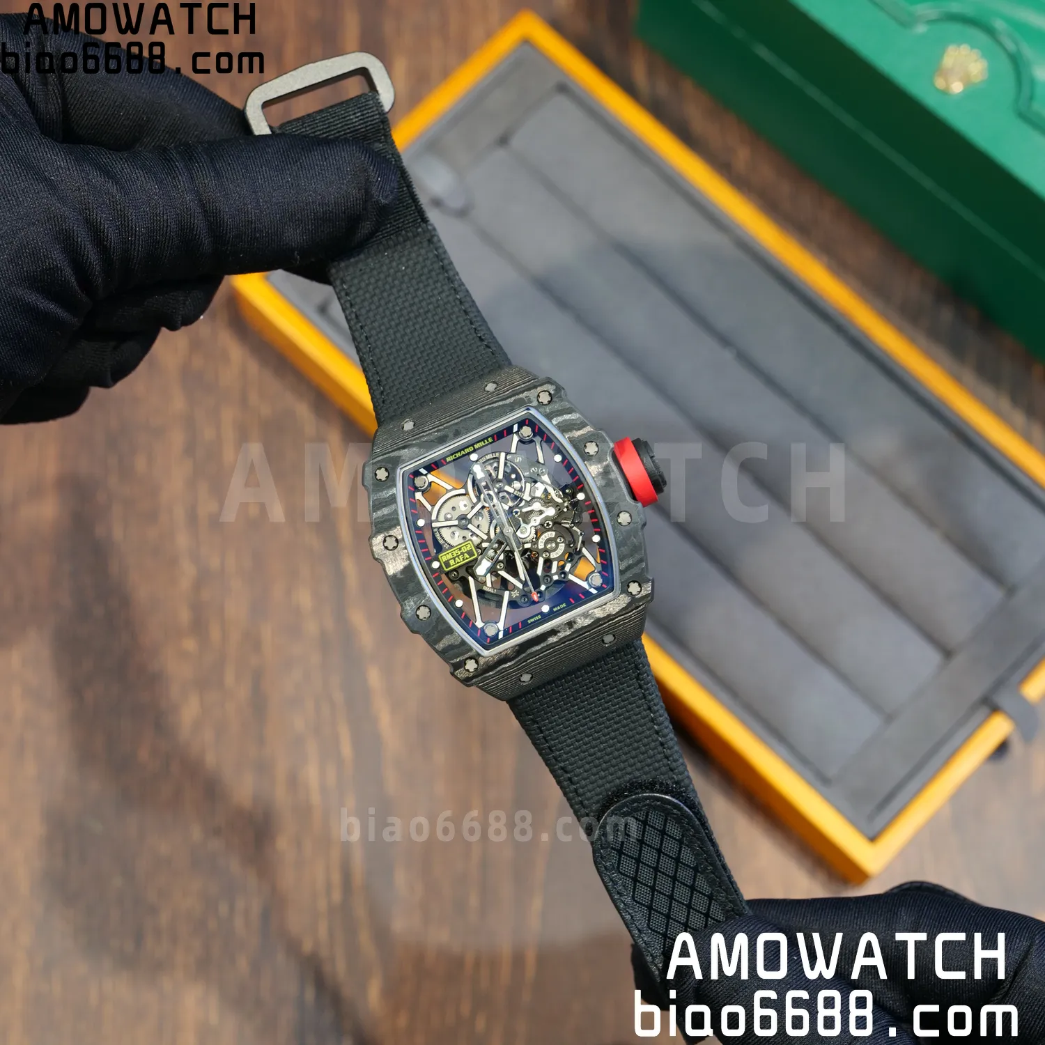 Custom Made RICHARD MILLE RM35-02 RM3502 NTPT APSF Free Sprung 75 d95107c0cd28a74 AMO Watch