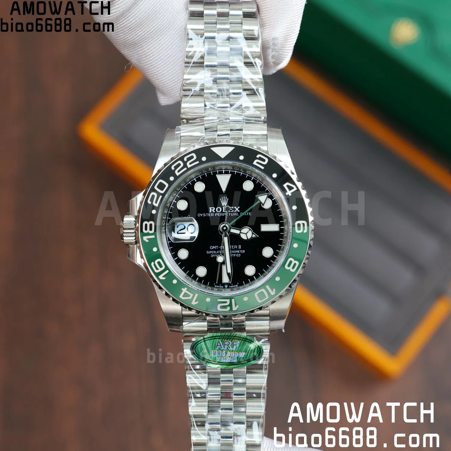 Rolex GMT-Master II 126720 904L SS ARF Factory 1:1 Best Edition on Jubilee Bracelet SH3285 67 dacd9b9b9fdb30b 阿默表行AmoWatch