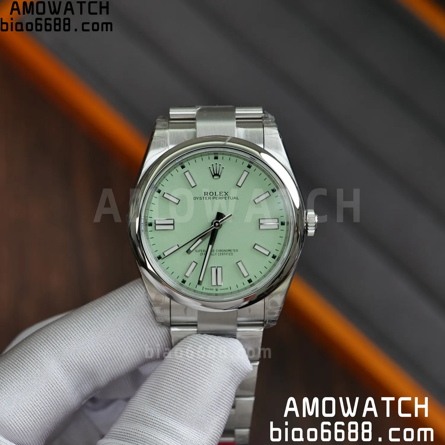 Rolex Oyster Perpetual 124300 41mm VSF 1:1 Best Edition 904L Steel Green Dial VS3235 71 dc0f92d7f24e79d AMO Watch