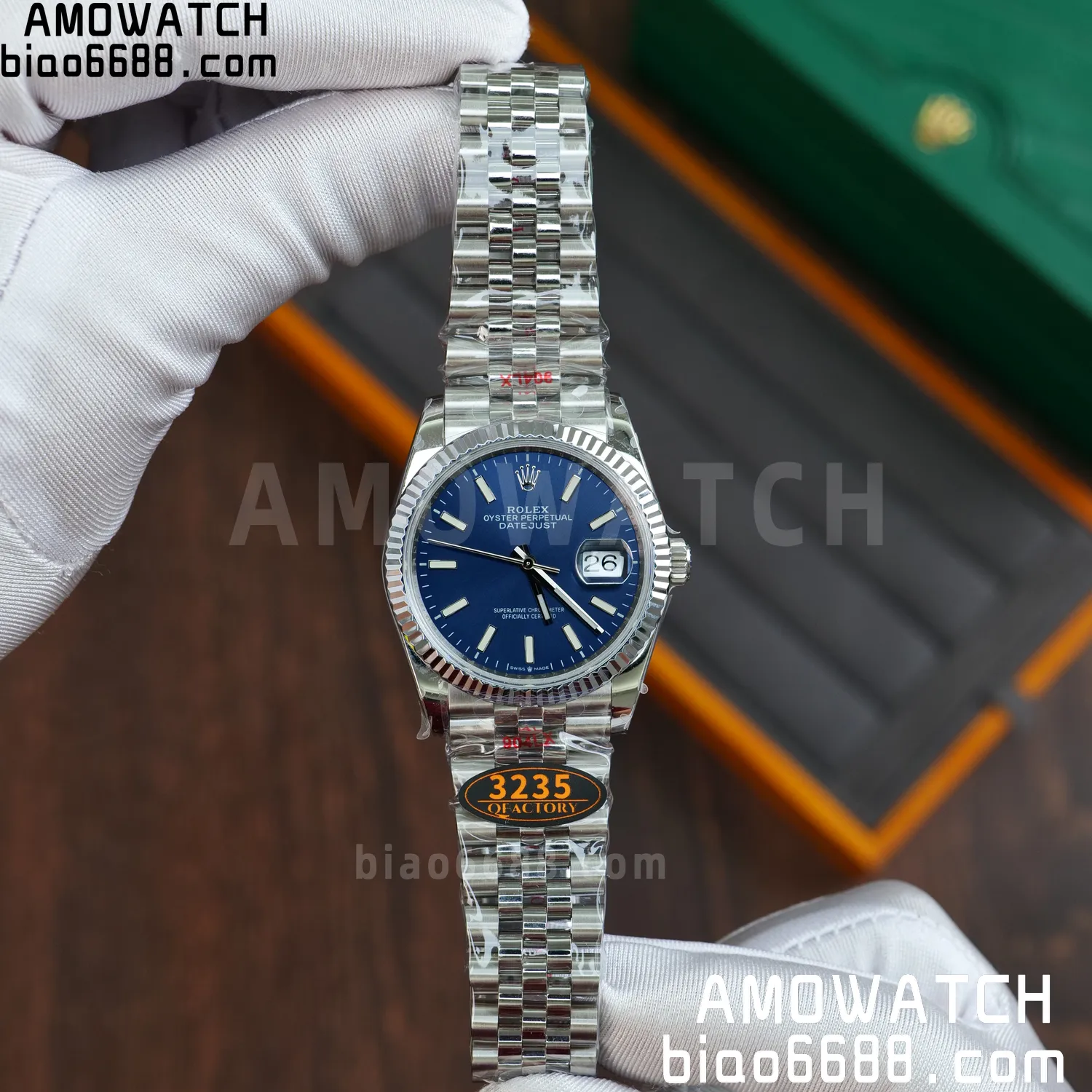 Rolex DateJust 36mm 126234 SSQF 1:1 Best Edition 904L Steel Blue Dial on Jubilee Bracelet DD3235(Gain Weight) 64 dca0cca19ed49e3 AMO Watch