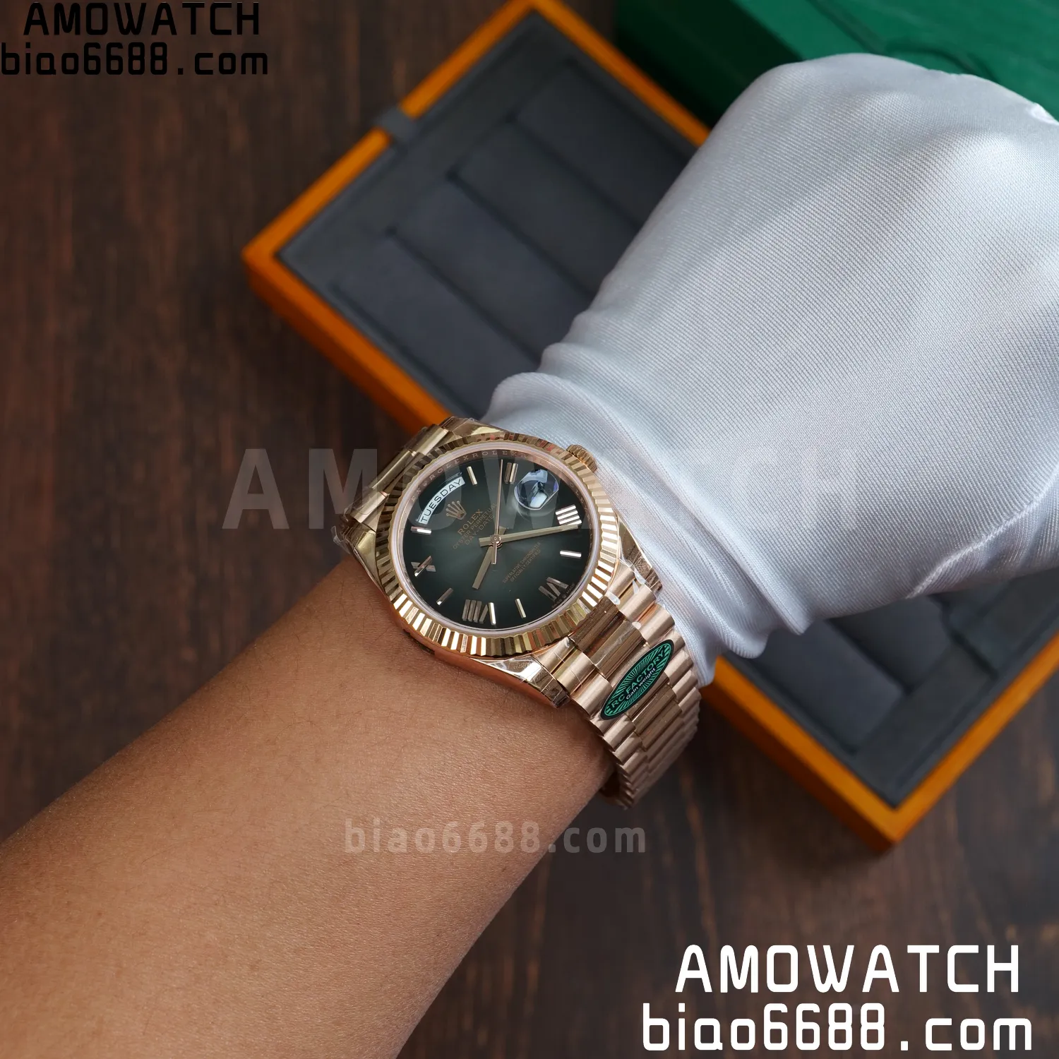 Rolex Day Date 40 RG 228236 RCF 1:1 Best Edition White Roman Dial on President Bracelet VR3255 (211g) 95 df28bc61c1ab24d AMO Watch