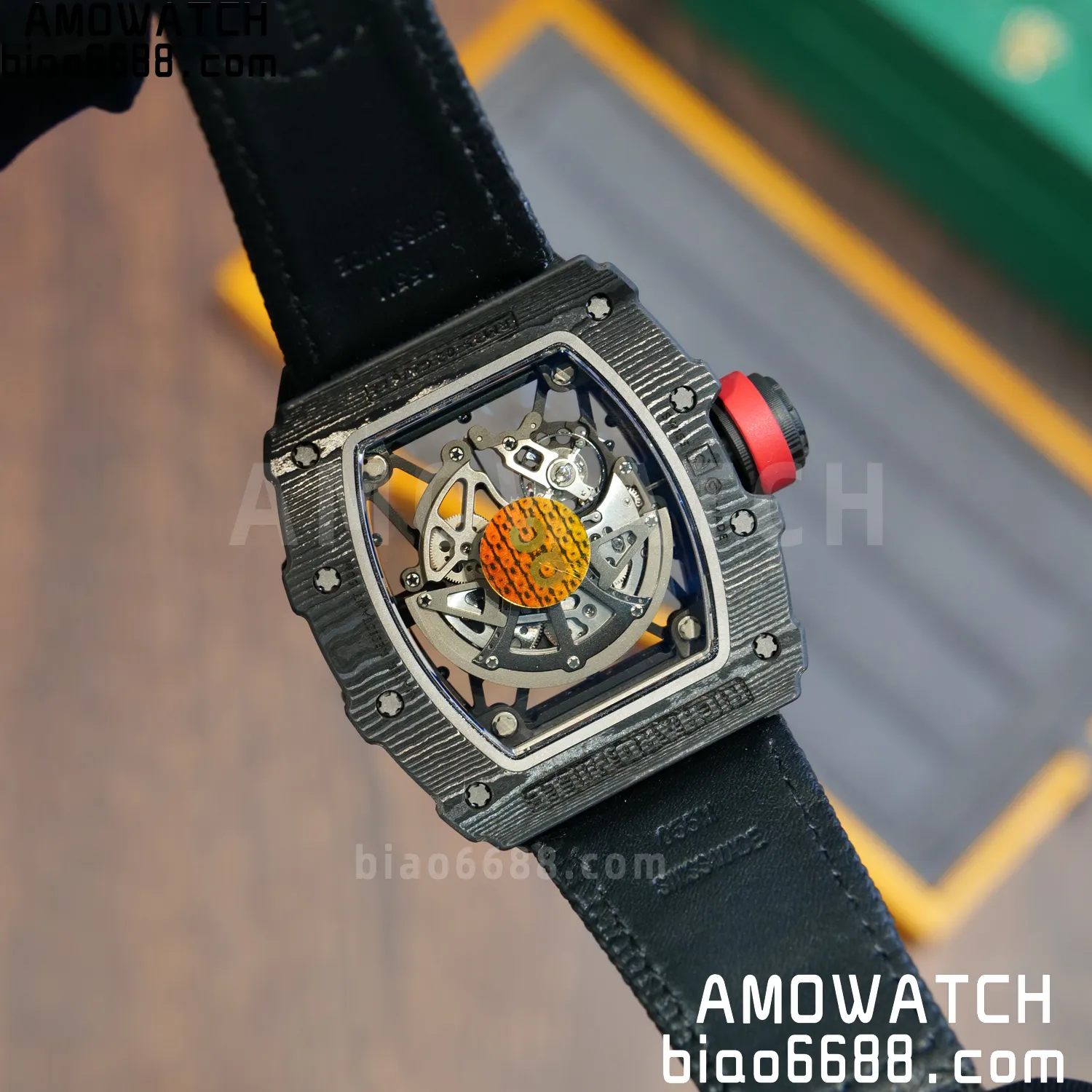 Custom Made RICHARD MILLE RM35-02 RM3502 NTPT APSF Free Sprung 99 dfcae7ff21580c6 AMO Watch