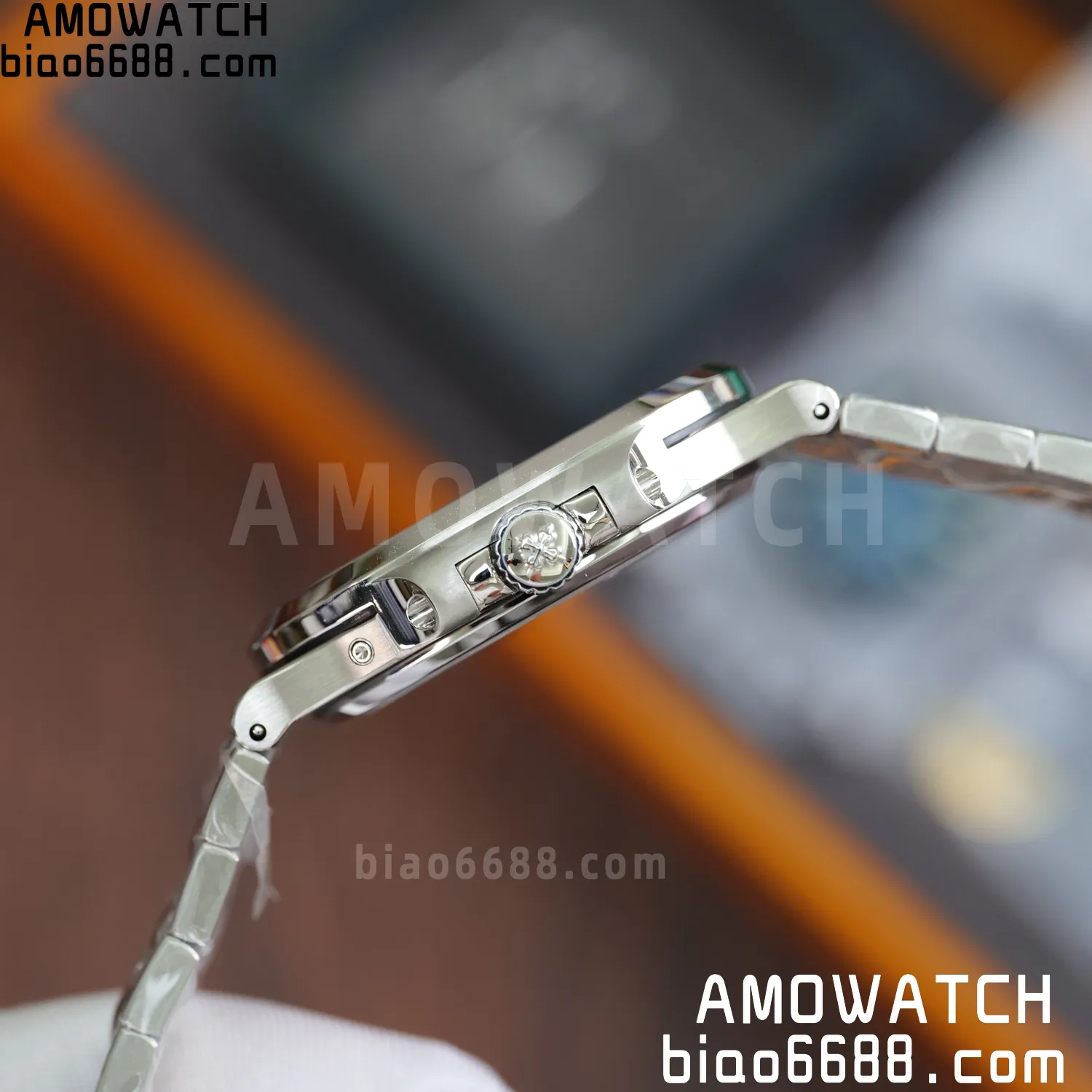 Custom Made PP Nautilus 5712 SW Dial Hands VVS Moon Phase Wheel 59 e06d0709dbc4918 AMO Watch