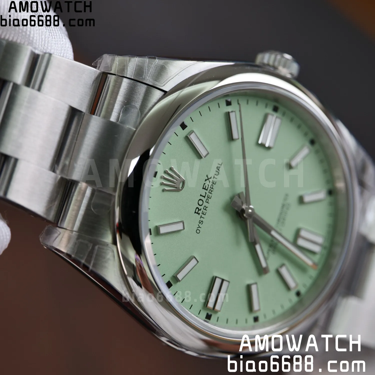 Rolex Oyster Perpetual 124300 41mm VSF 1:1 Best Edition 904L Steel Green Dial VS3235 58 ea9d8b8339018e2 AMO Watch
