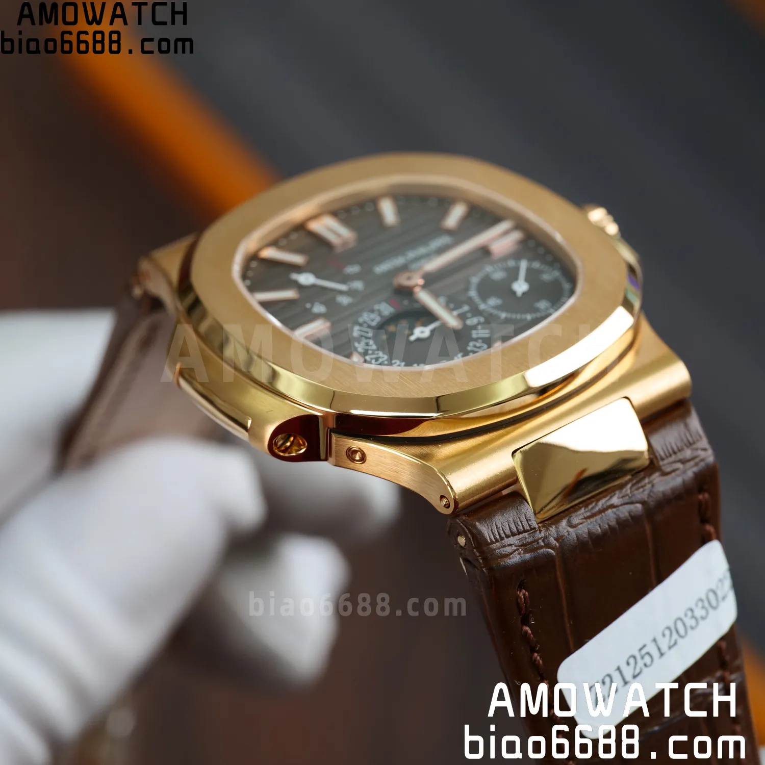 Custom Made PP Nautilus 5712 RG PPF 18K Real Rose Gold Plating 76 eb7dccc63b12bf1 AMO Watch