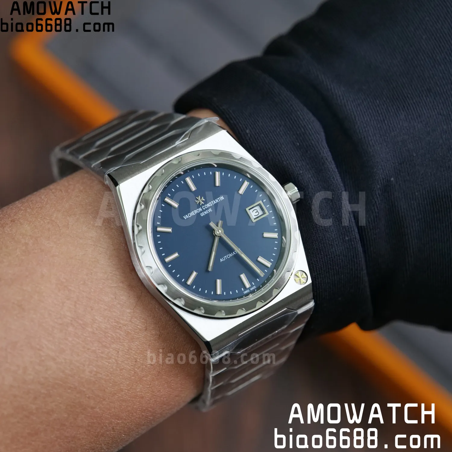 VC Historiques 4200H/222 SS PPF 1:1 Best Edition Blue Dial on SS Bracelet A2455 106 ec59e897160a3cd AMO Watch