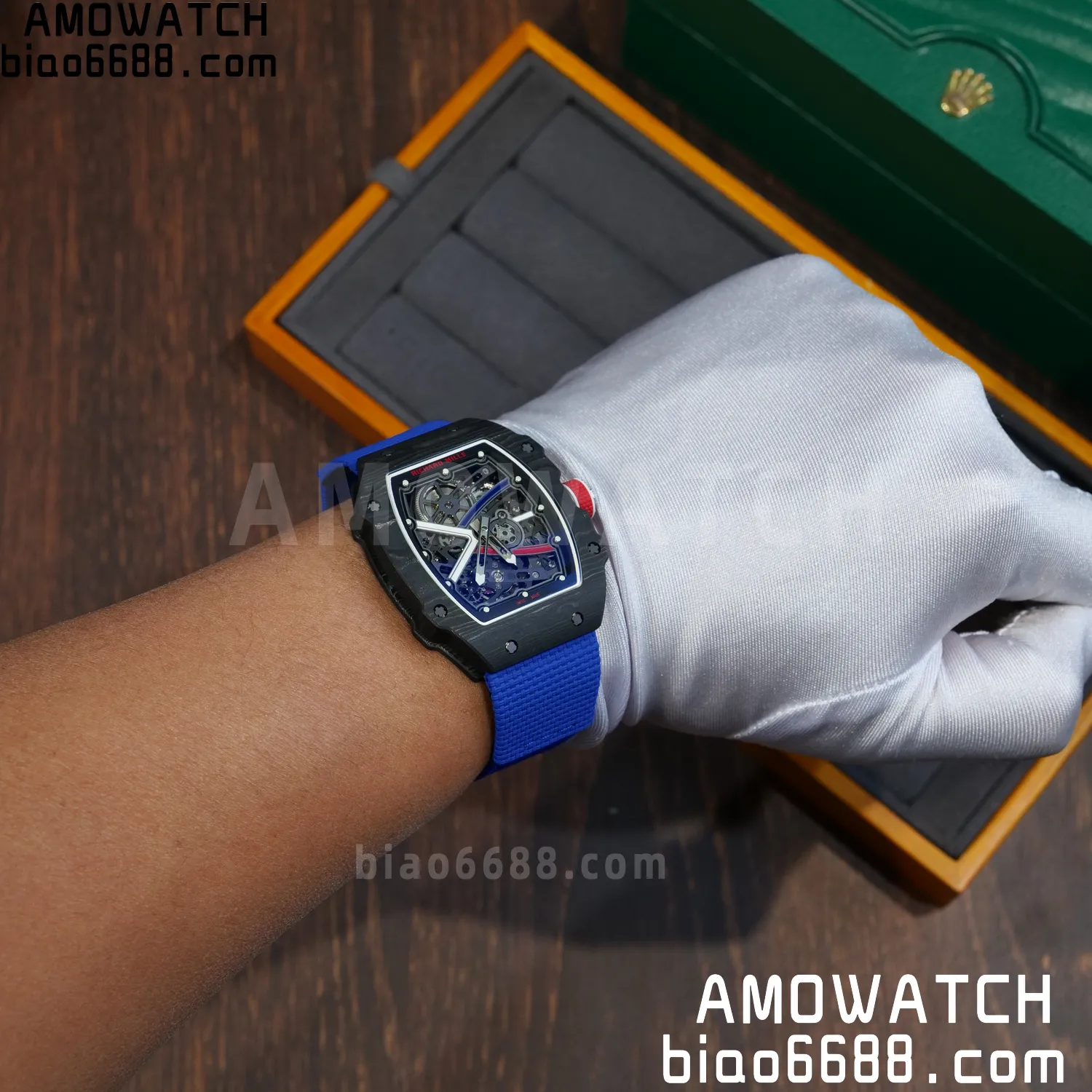 RICHARD MILLE RM67-02 Black NTPT Best Edition France Dial on Black Nylon strap CRMA7 Clone V9 100 ed201d792b4ccd0 AMO Watch