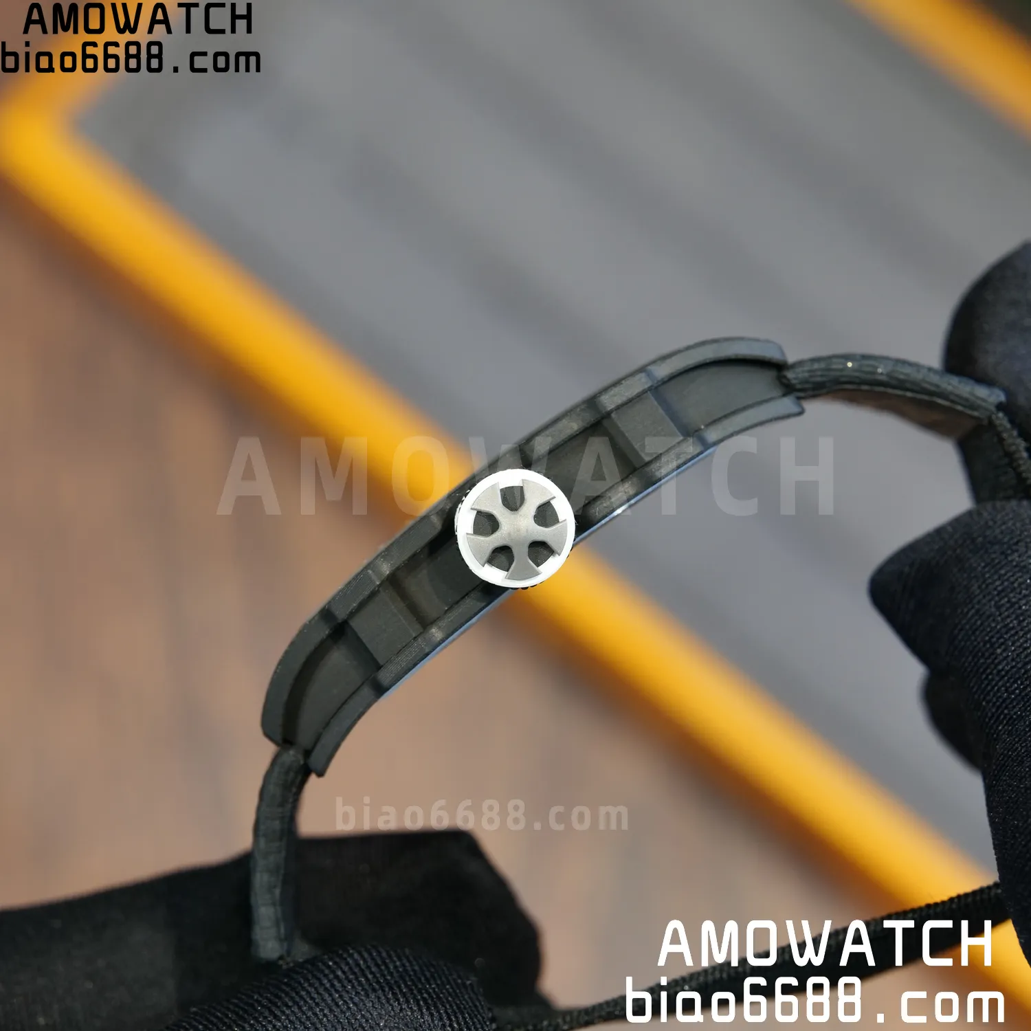 RICHARD MILLE RM67-02 Black NTPT AVF Best Edition UAE Dial on Black Nylon strap CRMA7 Clone 83 eec6d30c6906f6a AMO Watch