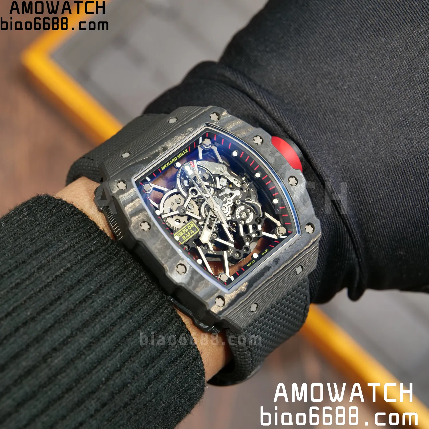 Custom Made RICHARD MILLE RM35-02 RM3502 NTPT APSF Free Sprung 107 f31c05dd2fc5103 AMO Watch