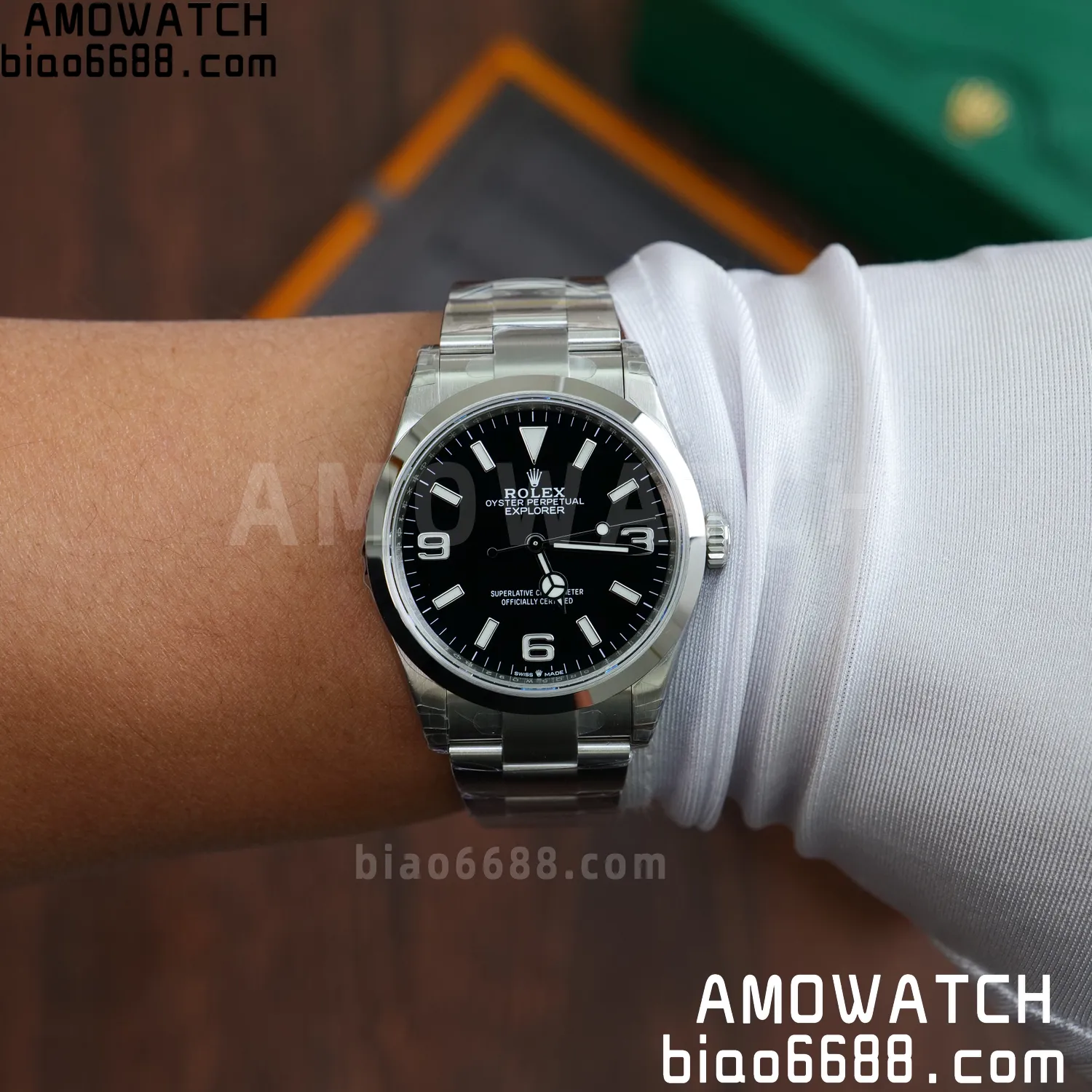 Rolex Explorer 36 124270 904L Steel VSF 1:1 Best Edition on SS Bracelet VS3230 91 f42bbcb6f576388 AMO Watch