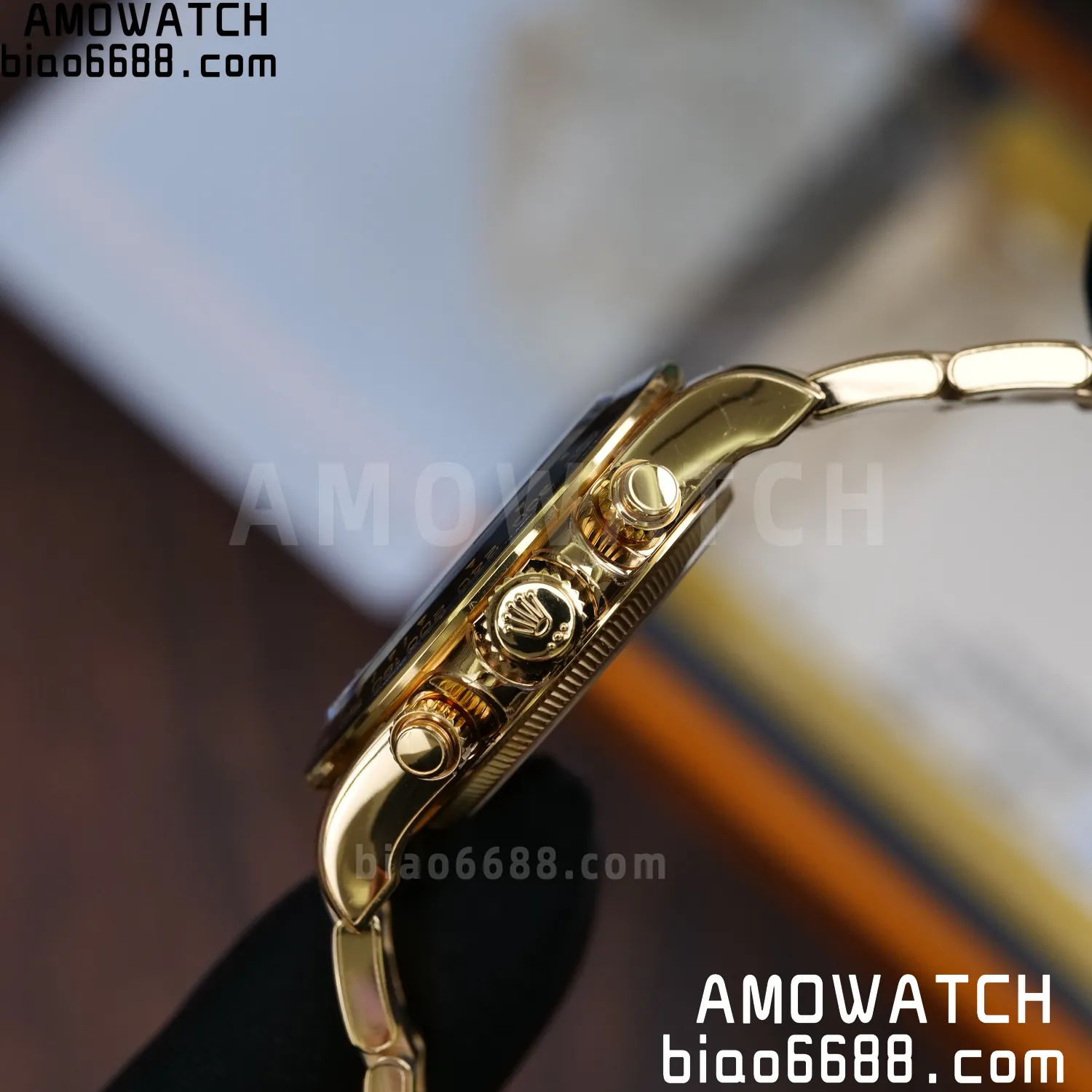 Custom Made Rolex Daytona 126529LN Le Mans QF 18K Yellow Gold Plated With Protective Film Applied 99 f5f32cd8aadc059 AMO Watch