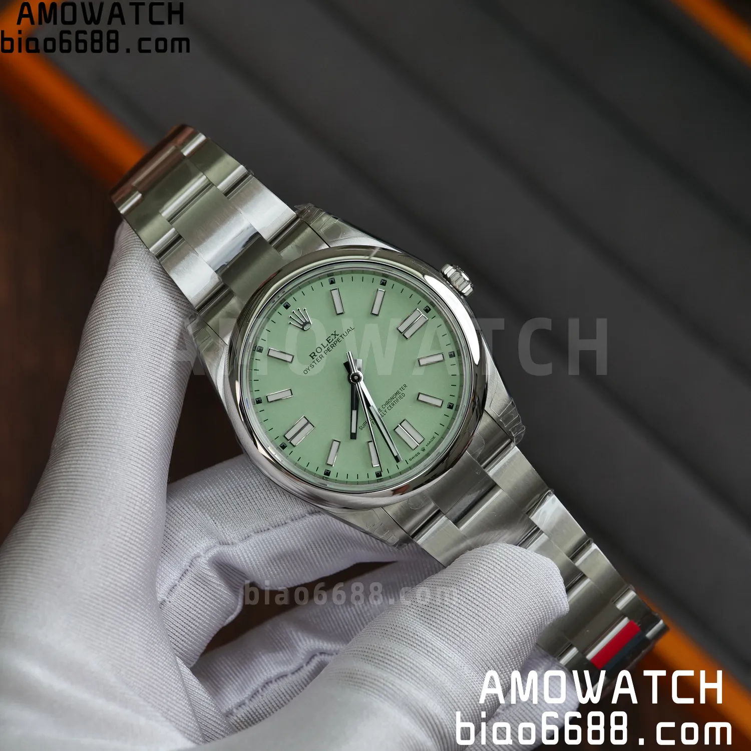 Rolex Oyster Perpetual 124300 41mm VSF 1:1 Best Edition 904L Steel Green Dial VS3235 70 f63a24c50ccdd15 AMO Watch