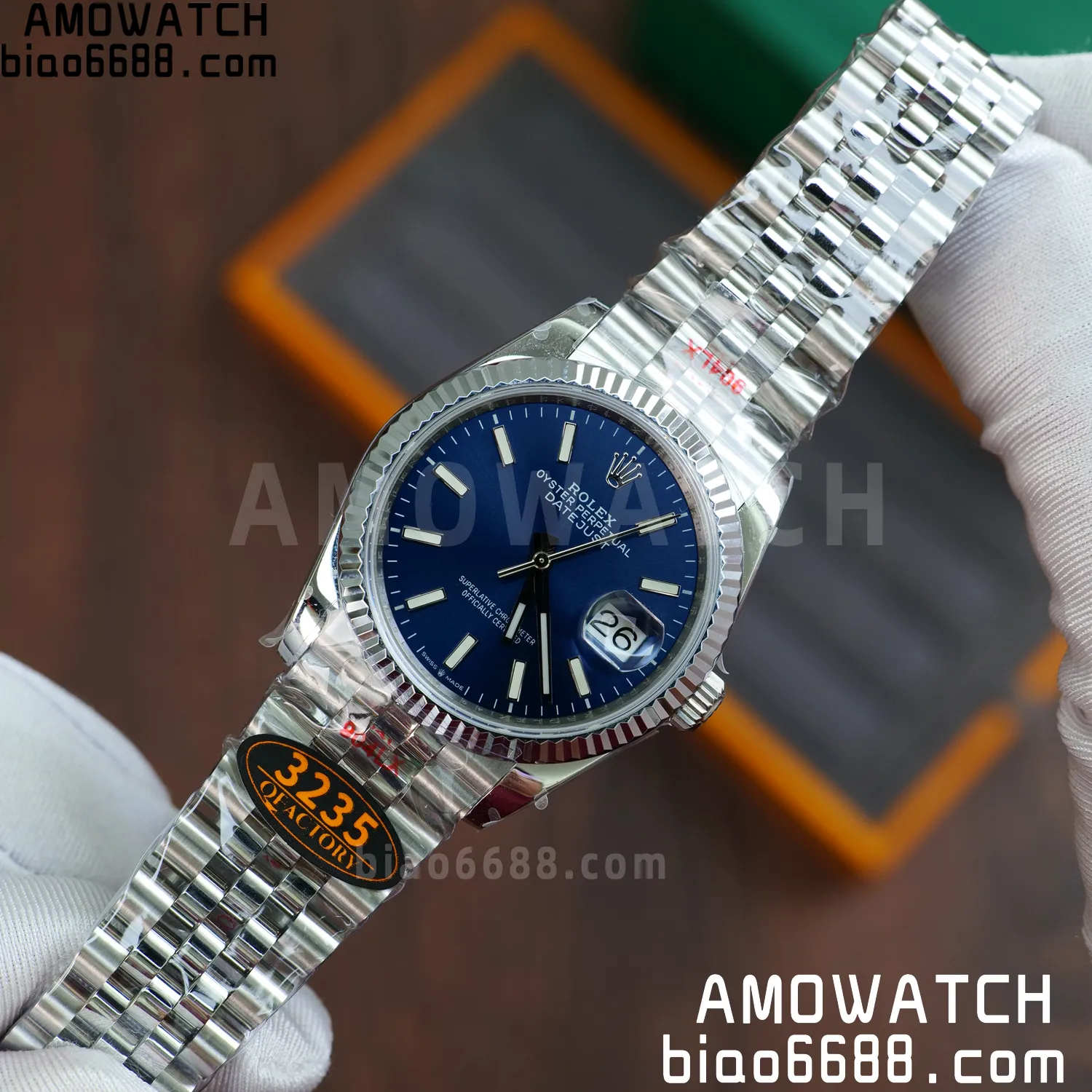 Rolex DateJust 36mm 126234 SSQF 1:1 Best Edition 904L Steel Blue Dial on Jubilee Bracelet DD3235(Gain Weight) 67 f929bdcfd1f9b24 AMO Watch