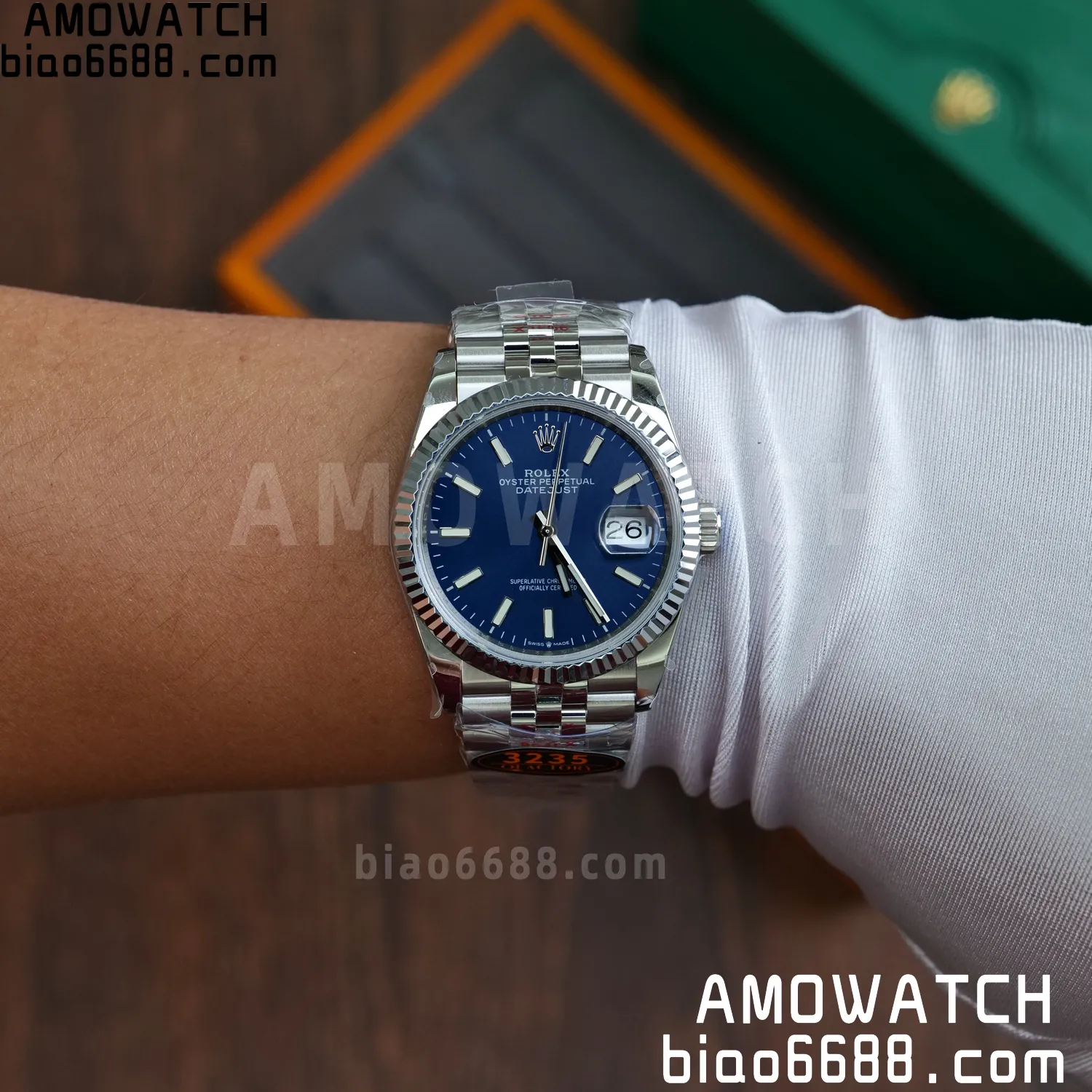 Rolex DateJust 36mm 126234 SSQF 1:1 Best Edition 904L Steel Blue Dial on Jubilee Bracelet DD3235(Gain Weight) 89 f9e2f6a43d2fad3 AMO Watch