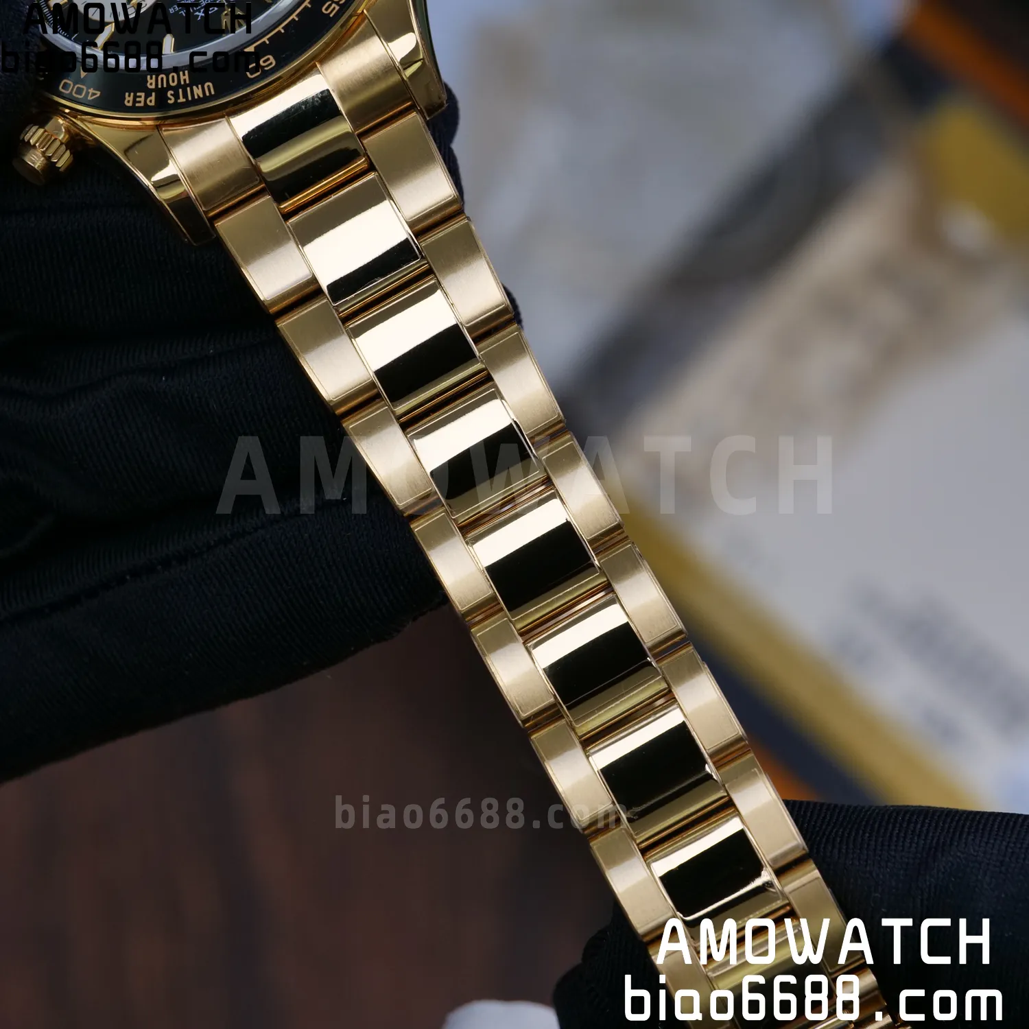 Custom Made Rolex Daytona 126529LN Le Mans QF 18K Yellow Gold Plated With Protective Film Applied 92 f9e9a2f8a2e1ed7 AMO Watch