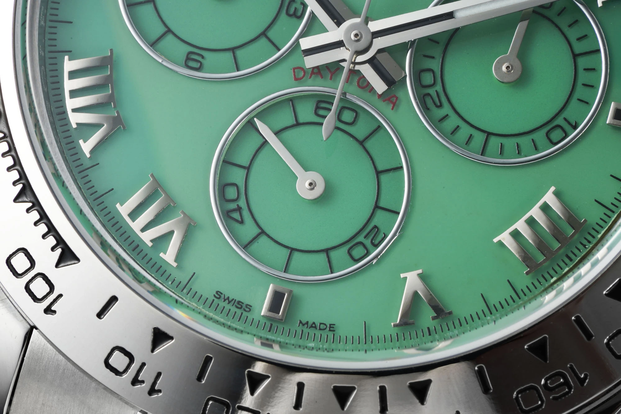 Rolex Daytona 116519 PPM Factory 1:1 Best Edition Green Roman Dial on Leather Strap 4130 23 fa305d012312c4a AMO Watch