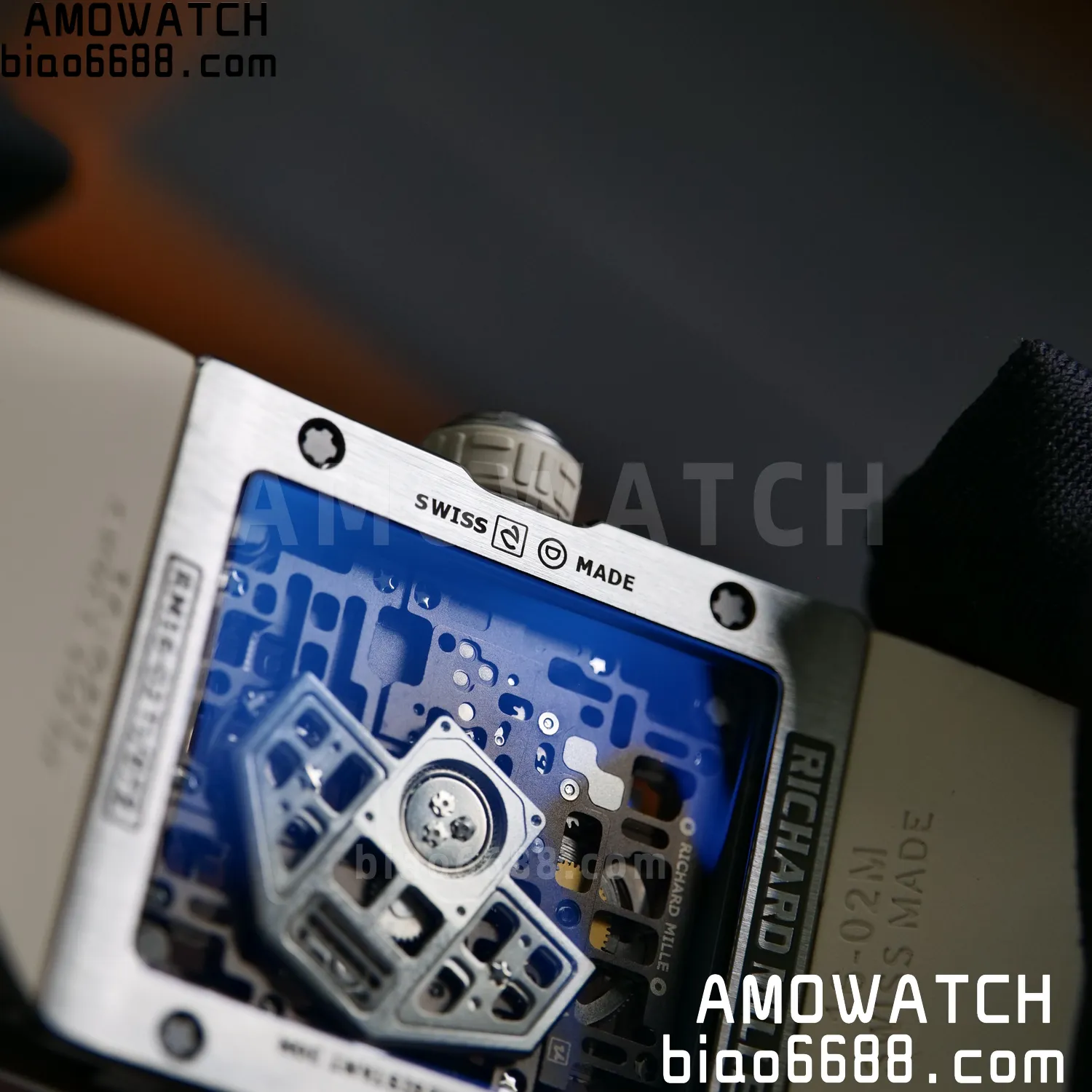 RICHARD MILLE Umi Maker's RM16-02 Titanium Skeleton Dial on Rubber strap CRMA9 Super Clone 130 fb05e6c292318b5 AMO Watch