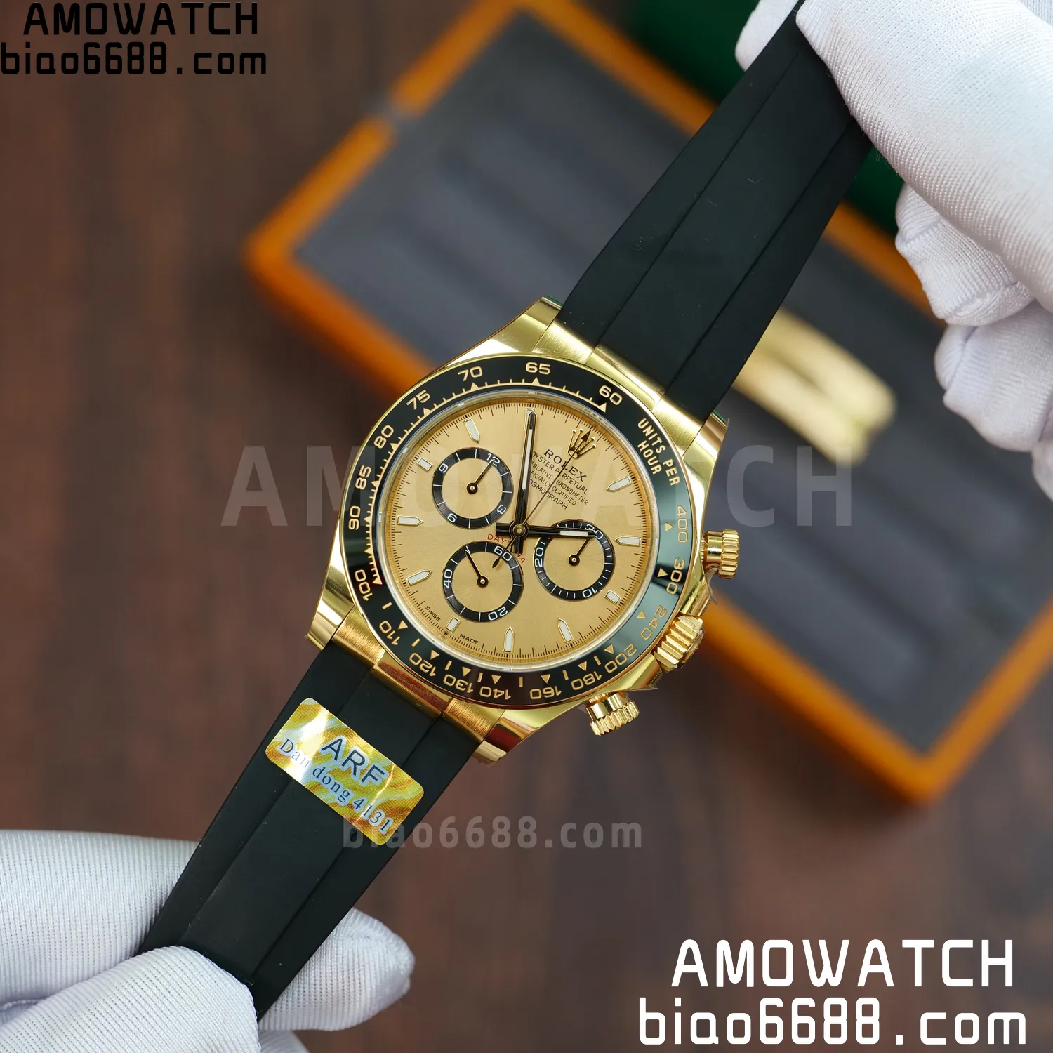 Rolex Daytona 126518 YG ARF 1:1 Best Edition YG Stick Dial on Oysterflex Strap DD4131 V2 (Weighted) 160g 61 fbf94d91026846d AMO Watch