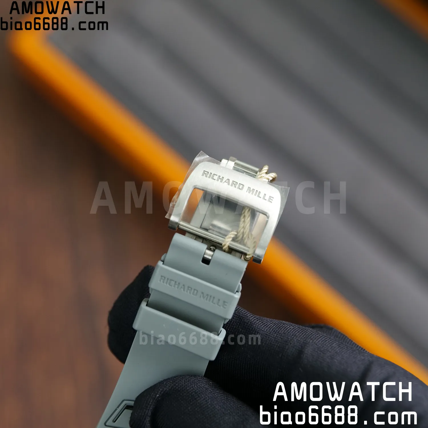 RICHARD MILLE RM055 Gray Ceramic UMI 1:1 Best Edition on Shark Rubber Strap RMUL2 Free Sprung 108 fd0e2126e1af9b8 AMO Watch