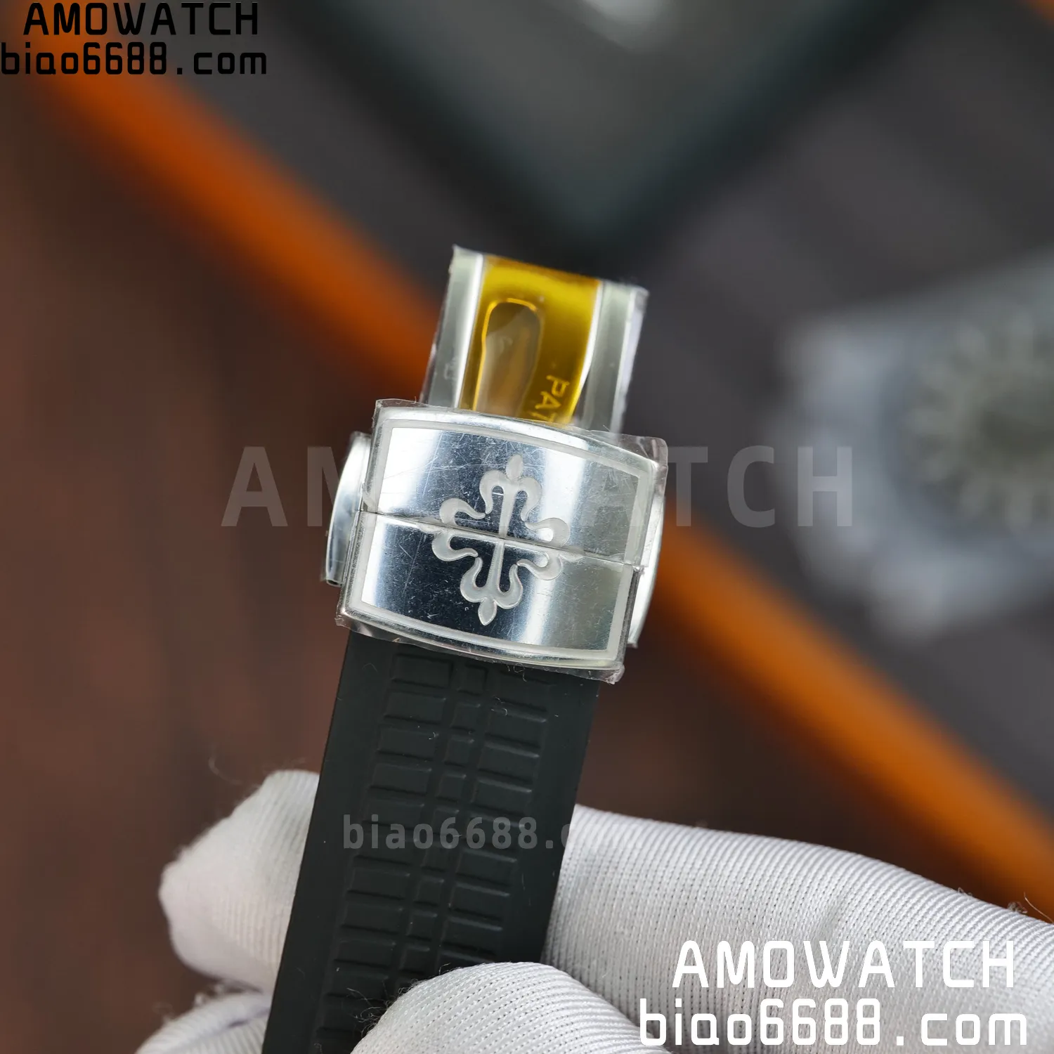 Custom Made PP Aquanaut 5167A ,Modified content :SW factory Gray Dial、 pointer、DEEP Crystal 81 fdf499e79f480f1 AMO Watch