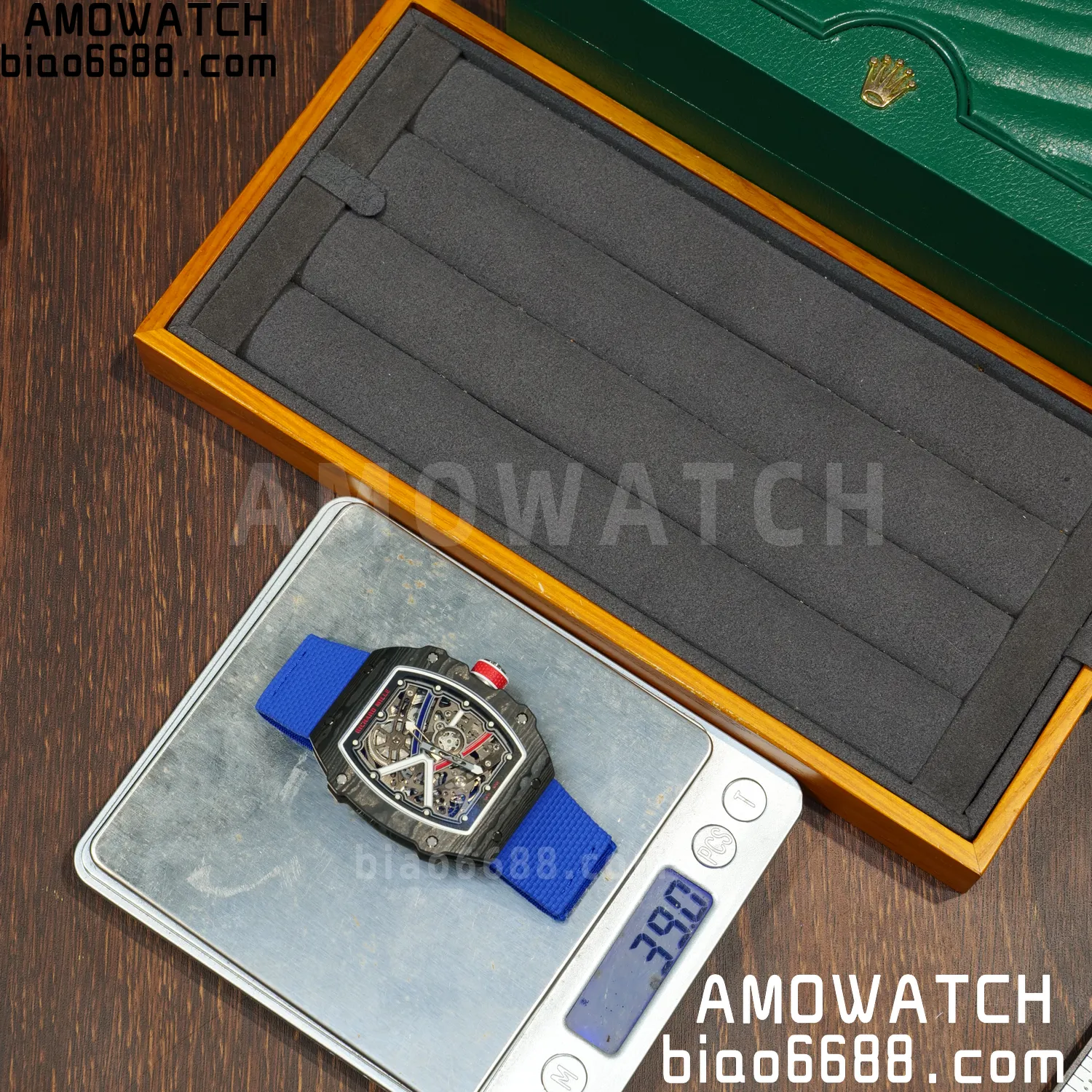 RICHARD MILLE RM67-02 Black NTPT Best Edition France Dial on Blue Nylon strap CRMA7 Clone V9 77 ff213238c674c33 阿默表行AmoWatch