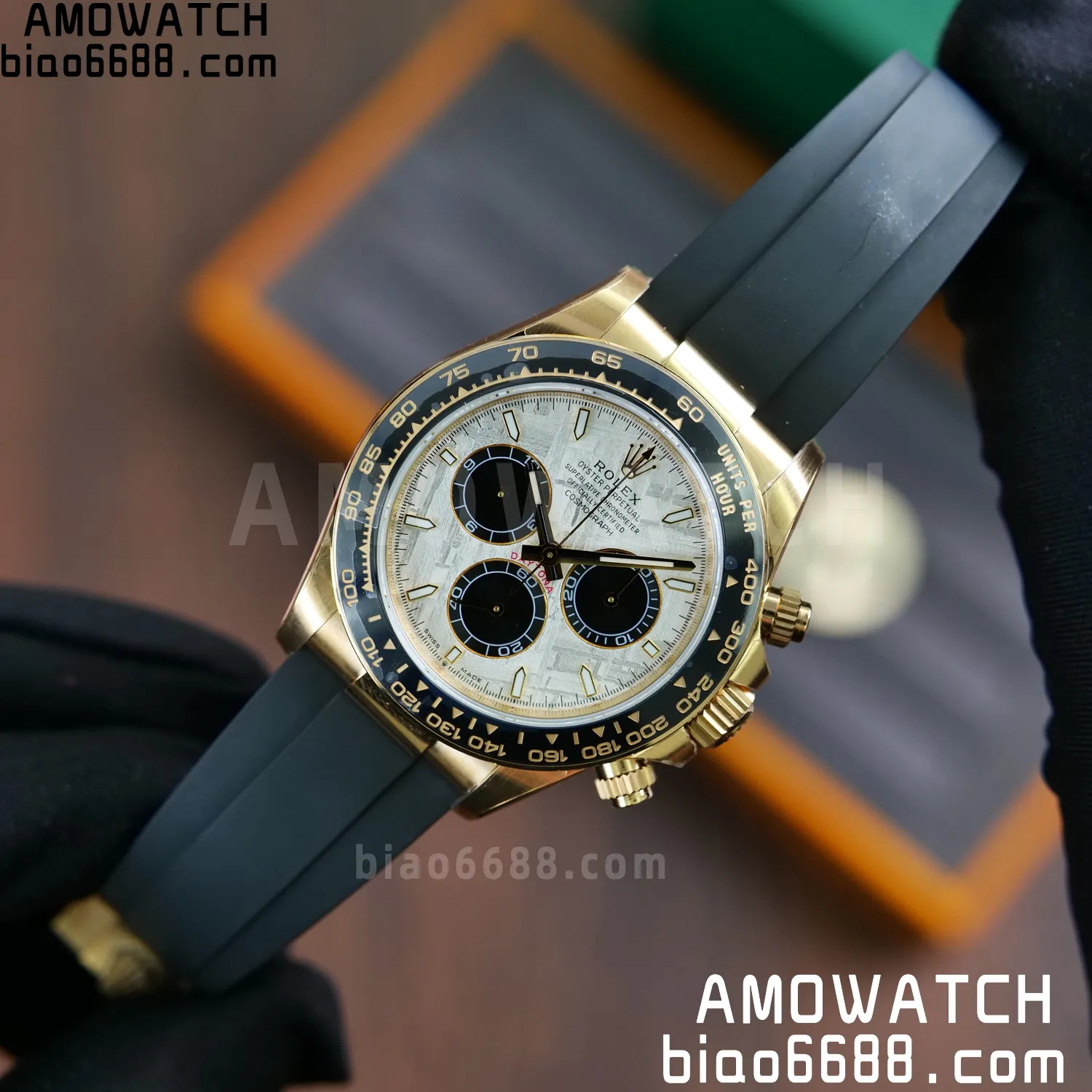 Custom Made Rolex Daytona 126515 YG Gold Meteorite Dial (Weighted) 135g 60 00745b00eeb3f66 阿默表行AmoWatch