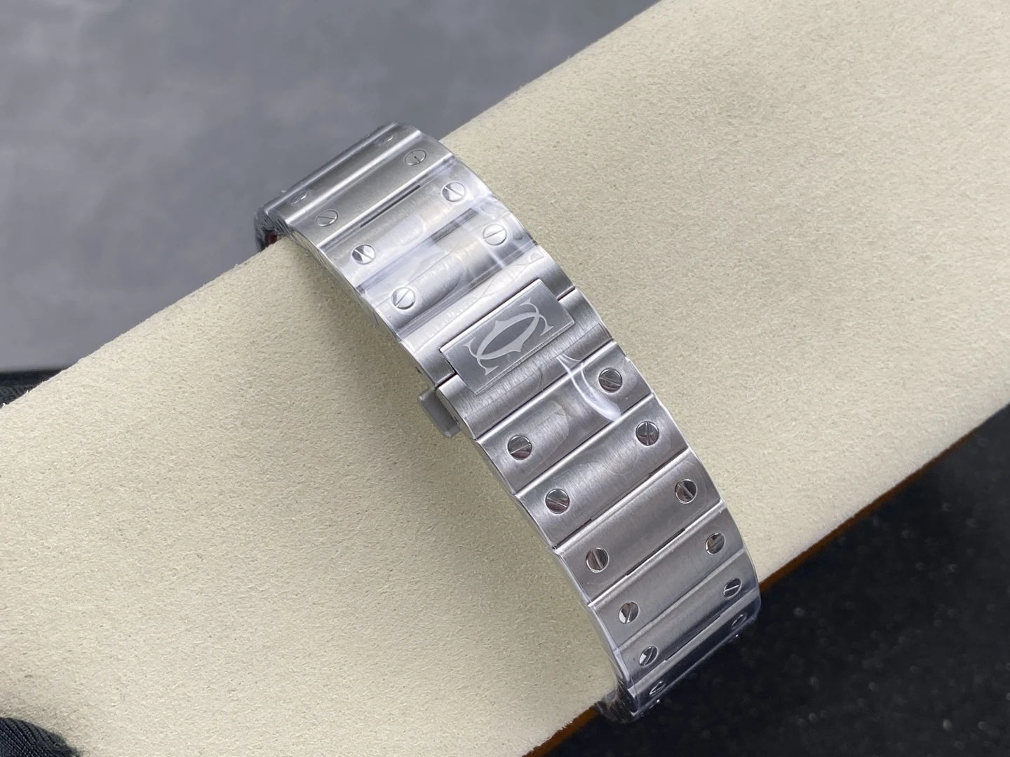 Cartier Santos Skeleton SS RICH 1:1 Best Edition Skeleton Dial 9611MC Super Clone 45 054efe719752d08 AMO Watch