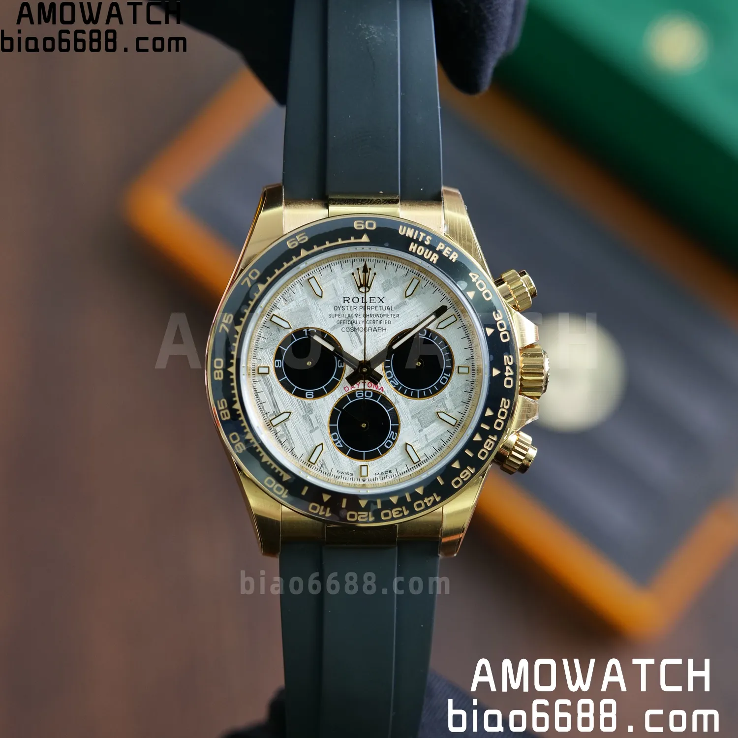 Custom Made Rolex Daytona 126515 YG Gold Meteorite Dial (Weighted) 135g 63 063aa3ee8734754 阿默表行AmoWatch