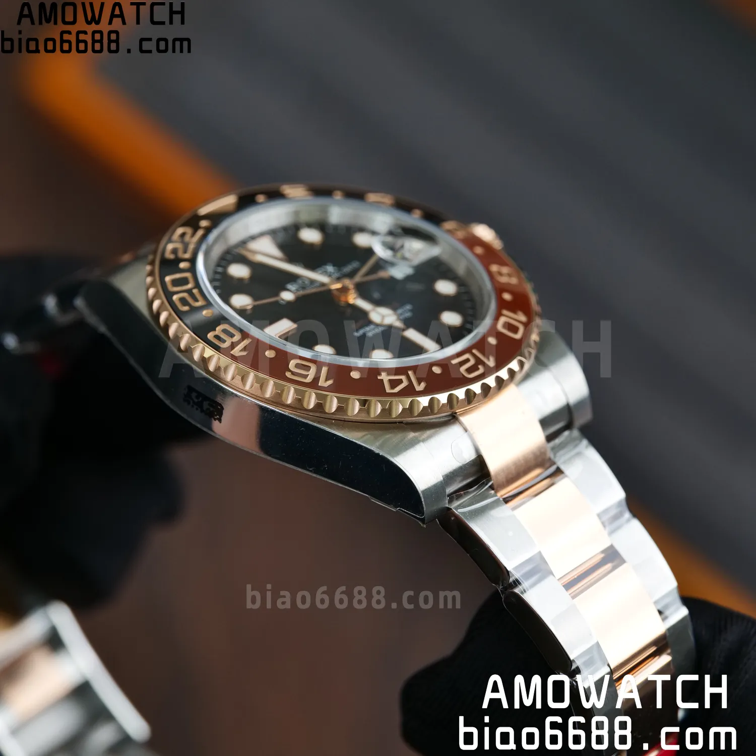 Rolex GMT-Master II 126711 CHNR VSF1:1 Best Edition on Black Dial SS/RG Bracelet Super Clone DD3285 (Weight) 90 069a537b7e1b03f AMO Watch