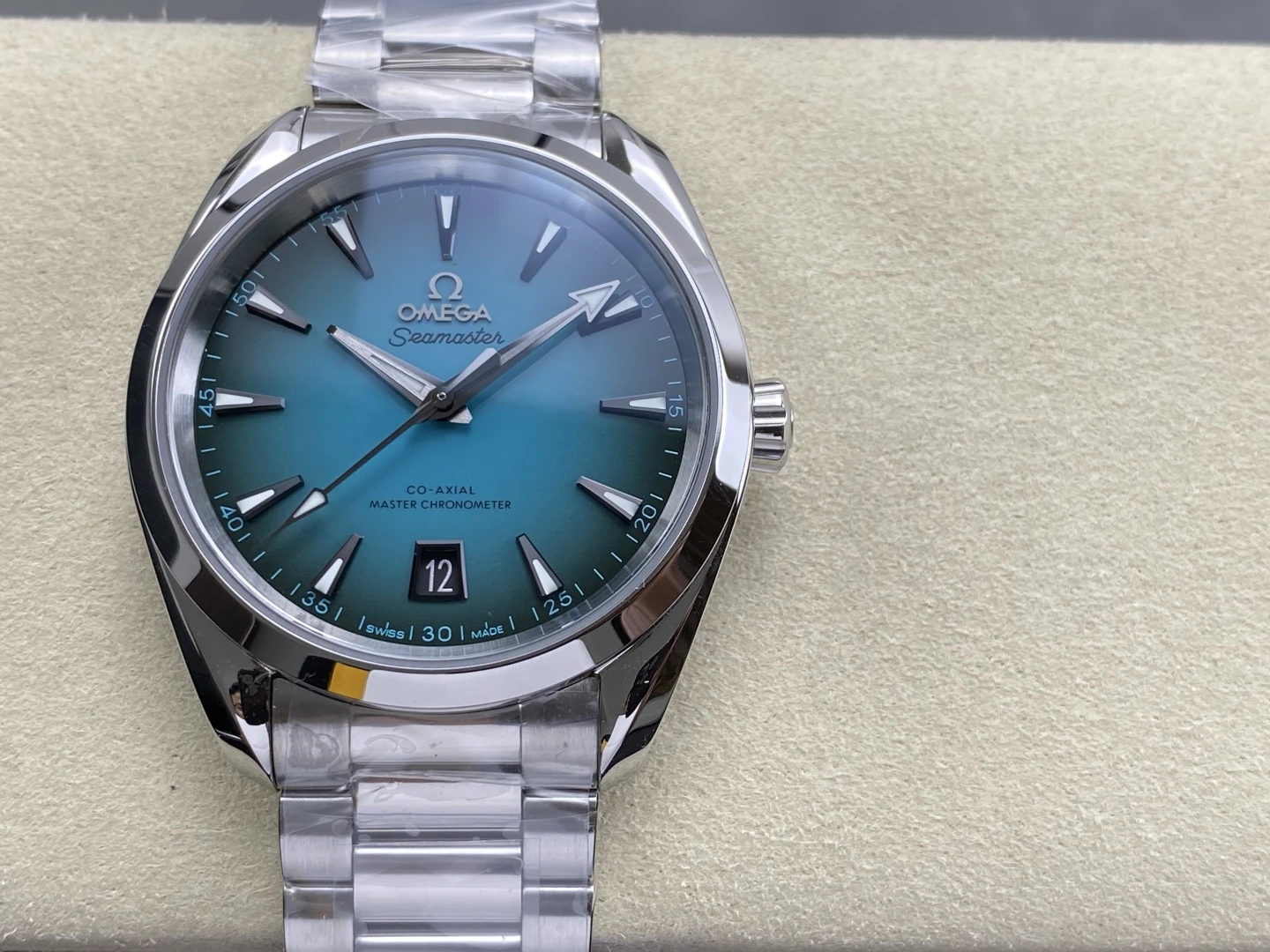 OMEGA Aqua Terra 150M 38mm VSF 1:1 Best Edition Turquoise Dial on SS Bracelet VS8800 Super Clone 27 08b803ca76790cf AMO Watch