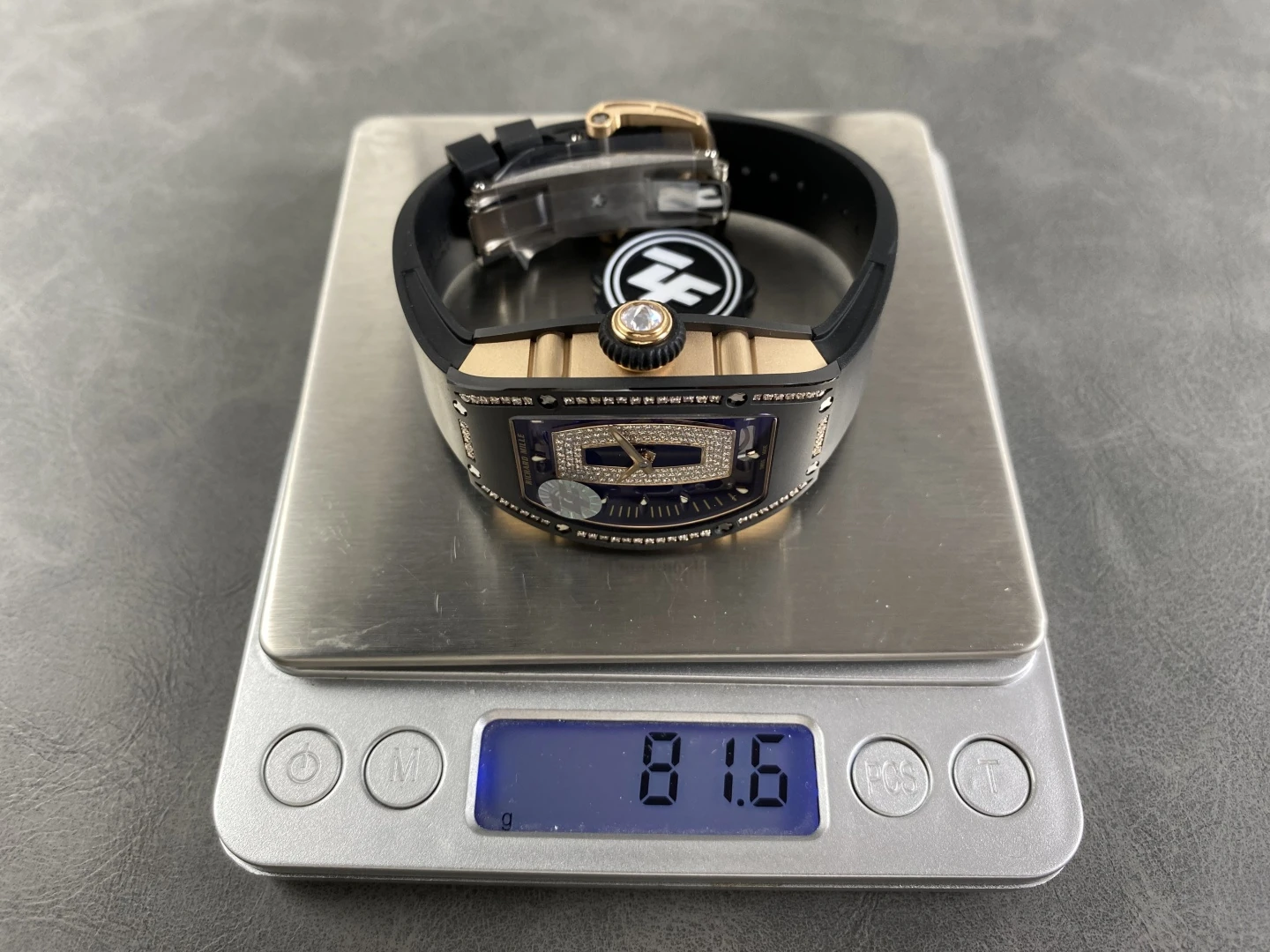 RICHARD MILLE RM07 Ladies Black Ceramic Diamonds Bezel ZF 1:1 Best Edition Black Dial on Black Rubber Strap CRMA2 Clone 23 132d3a8ef0dfd58 AMO Watch