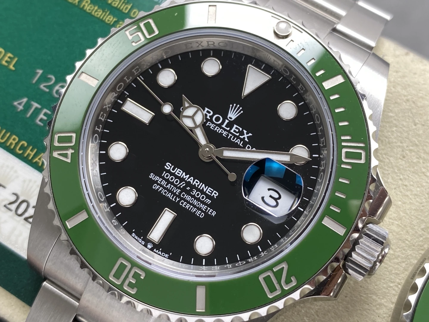 Rolex Submariner 41mm 126610 LV Kermit ARF 1:1 Best Edition 904L SS Case and Bracelet 77 1b4105c752b3a5e AMO Watch