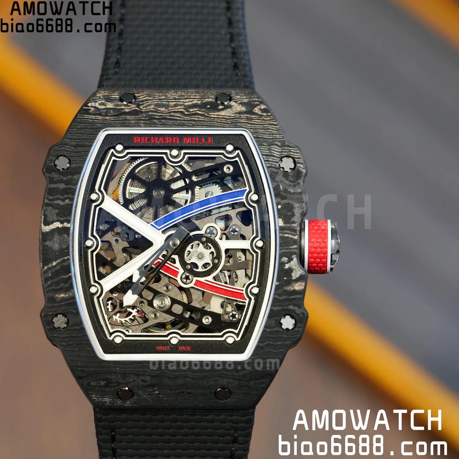 RICHARD MILLE RM67-02 Black NTPT Best Edition France Dial on Black Nylon strap CRMA7 Clone V9 77 1ca262fb2164168 阿默表行AmoWatch