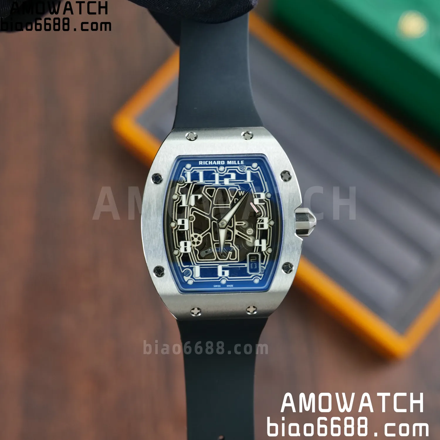 RICHARD MILLE RM67-01 V2 Best Edition Skeleton Dial on Black Rubber Strap CRMA6 V2 100 265b8a8466f1baf 阿默表行AmoWatch