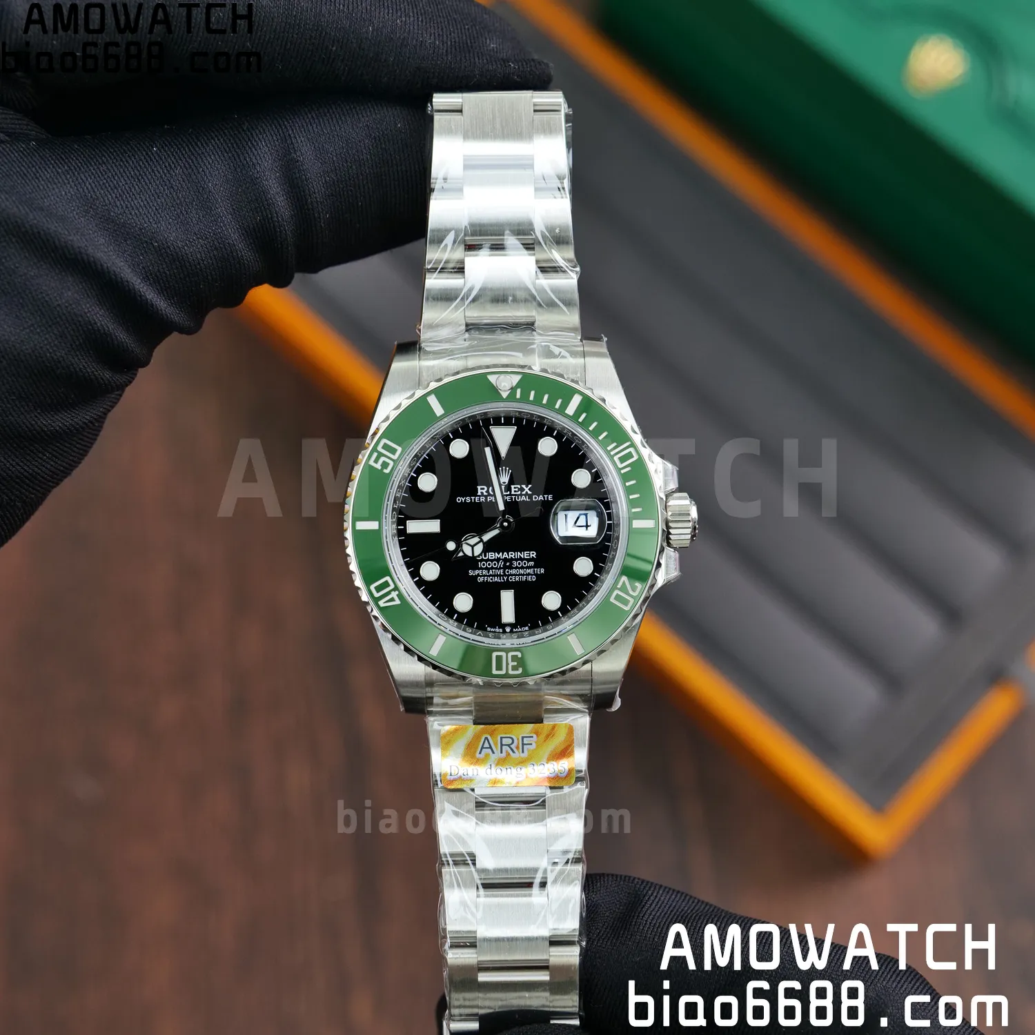 Rolex Submariner 41mm 126610 LV Kermit ARF 1:1 Best Edition 904L SS Case and Bracelet 91 27d7e0ab1278aa1 AMO Watch