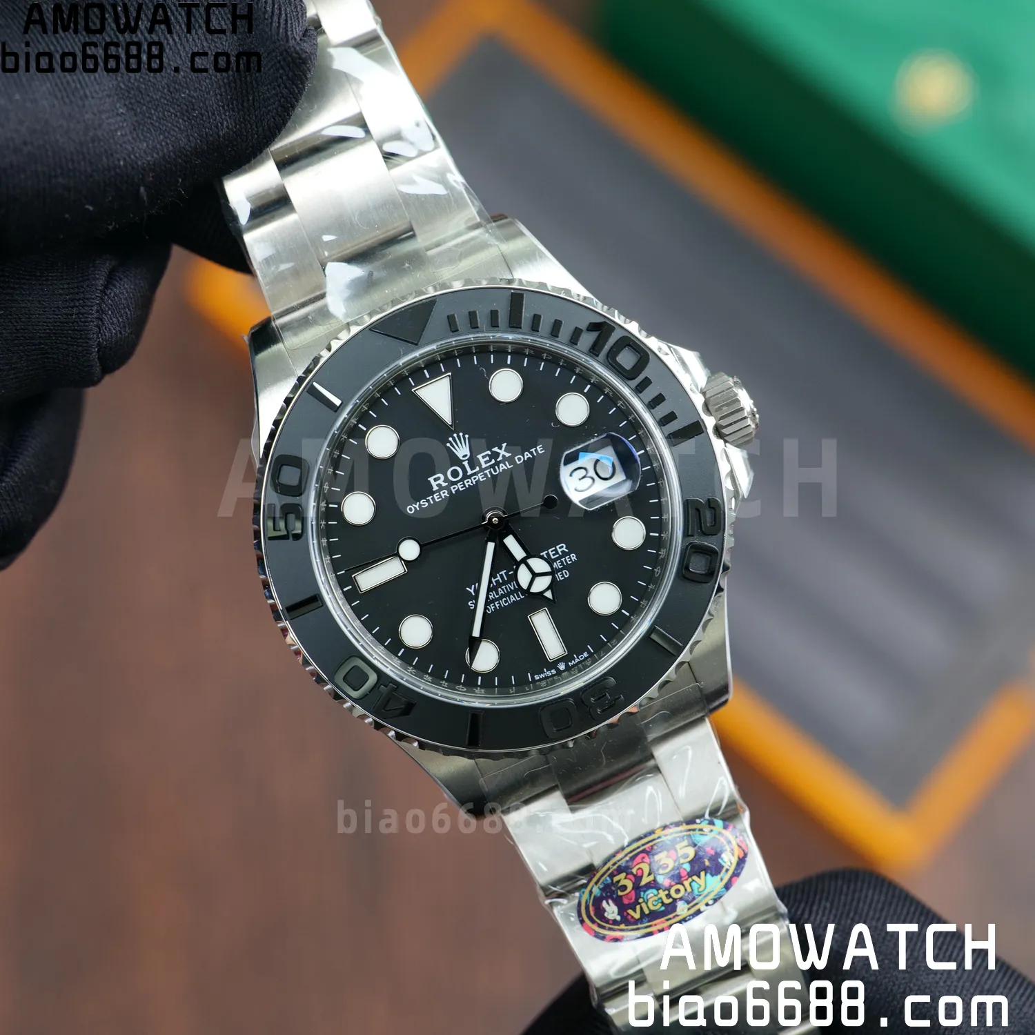 Rolex Yacht-Master 226627 Titanium VF 1:1 Best Edition Black Dial on Titanium Bracelet DD3235 78 28d5053e385d517 1 AMO Watch